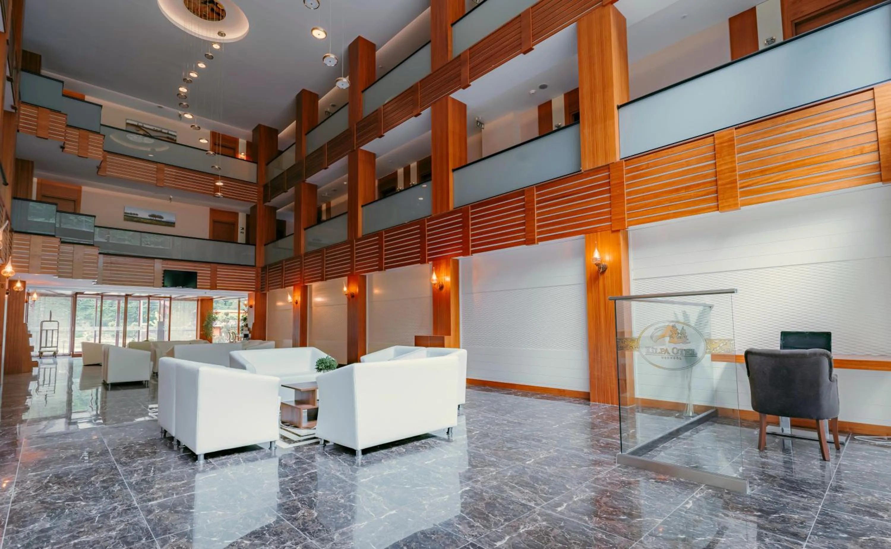 Lobby or reception in Kilpa Hotel