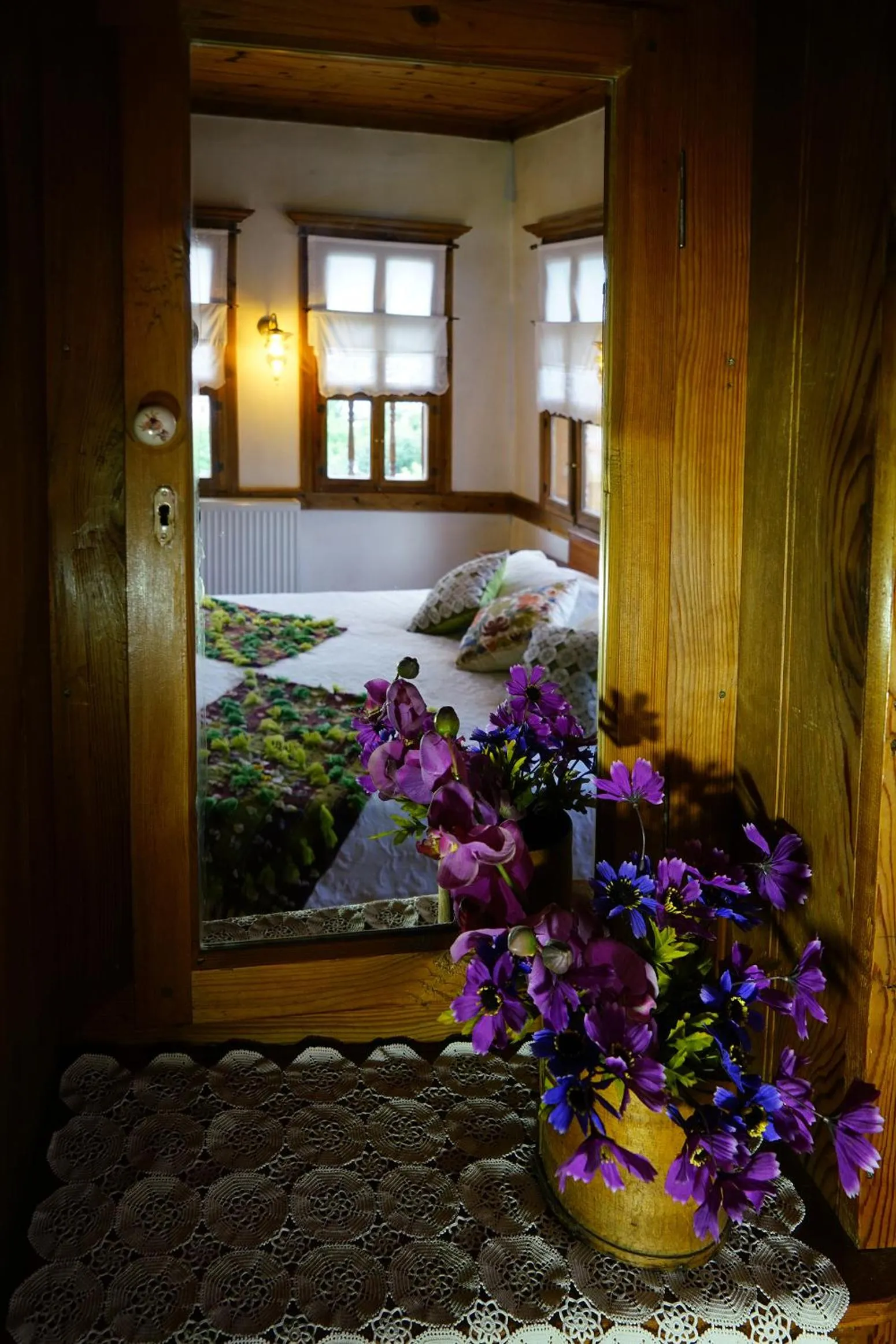 Decorative detail, Bed in Dadibra Konak Hotel