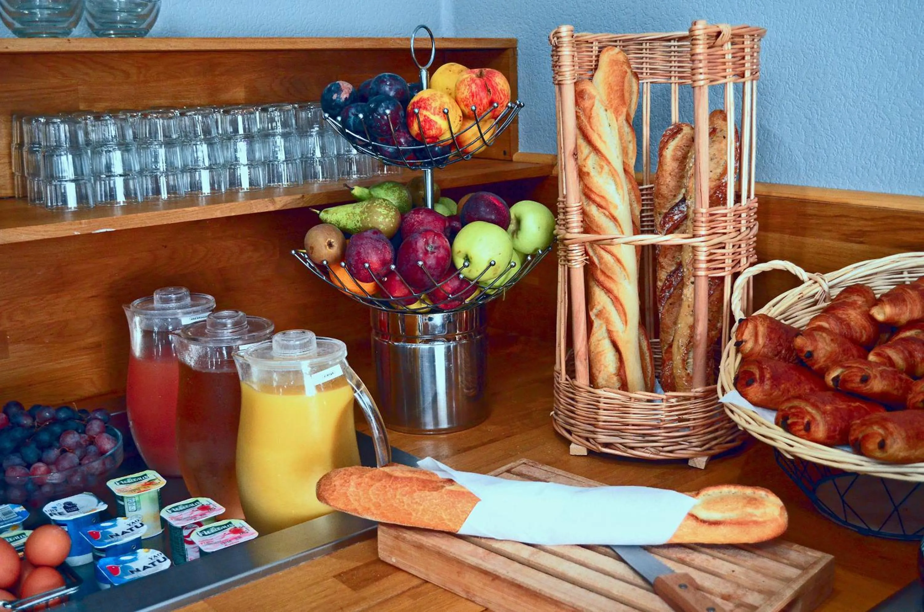 Buffet breakfast in Fasthotel Orleans Zénith