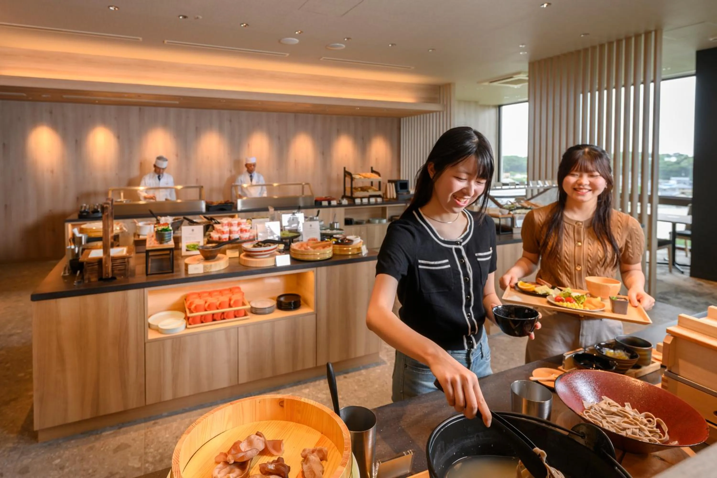 Breakfast in KAMENOI HOTEL Oarai