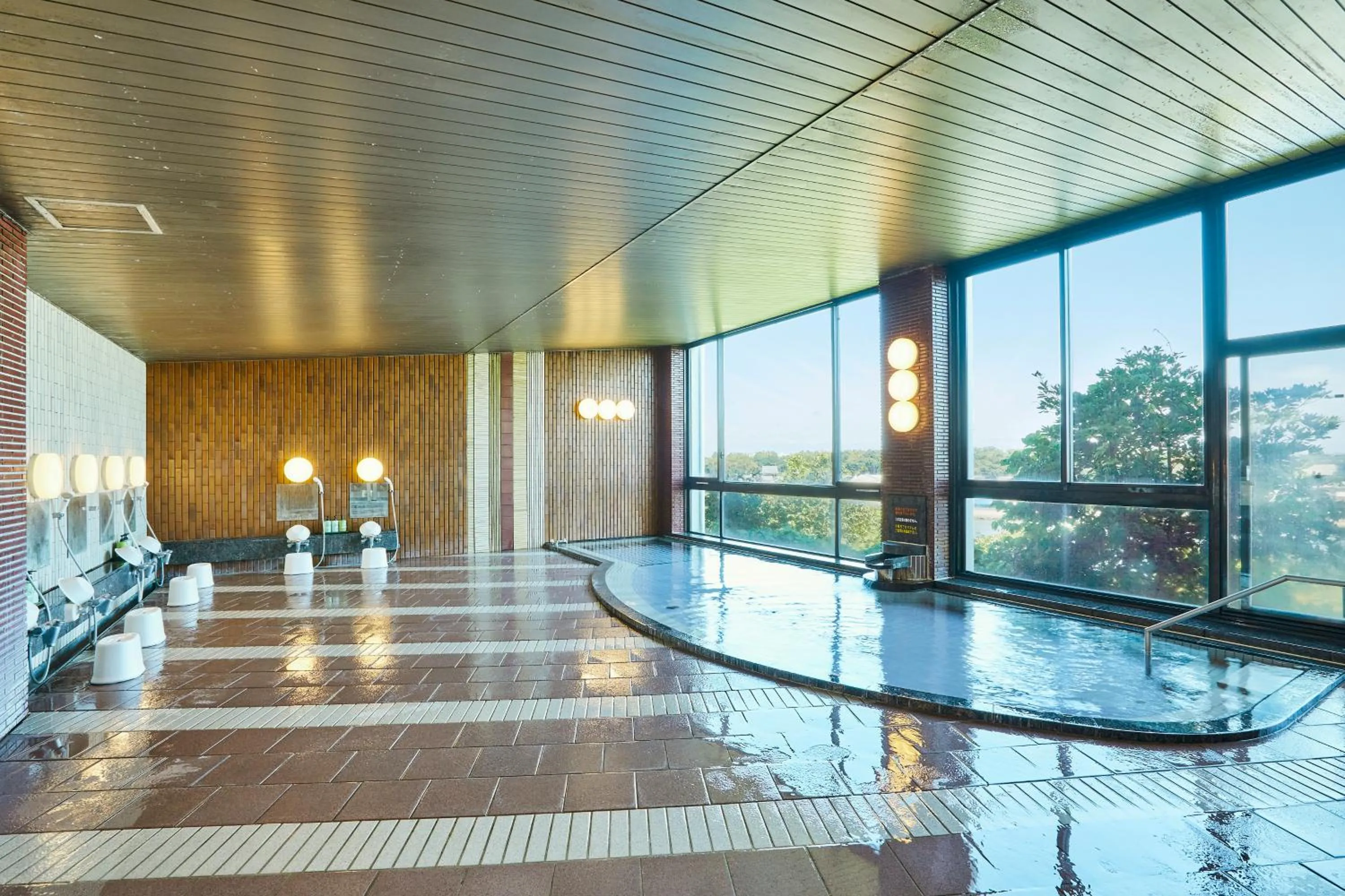 Hot Spring Bath in KAMENOI HOTEL Oarai
