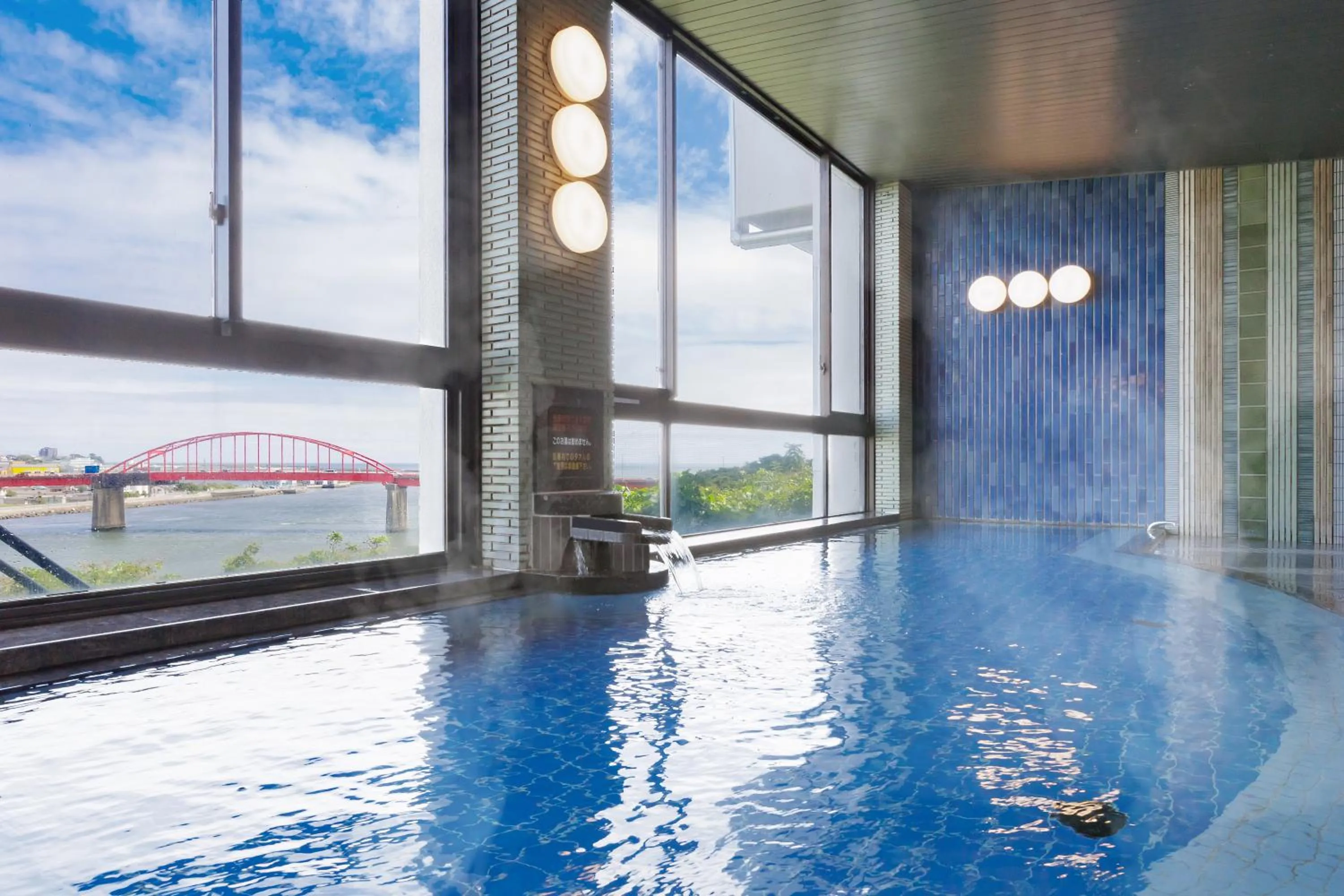 Hot Spring Bath in KAMENOI HOTEL Oarai