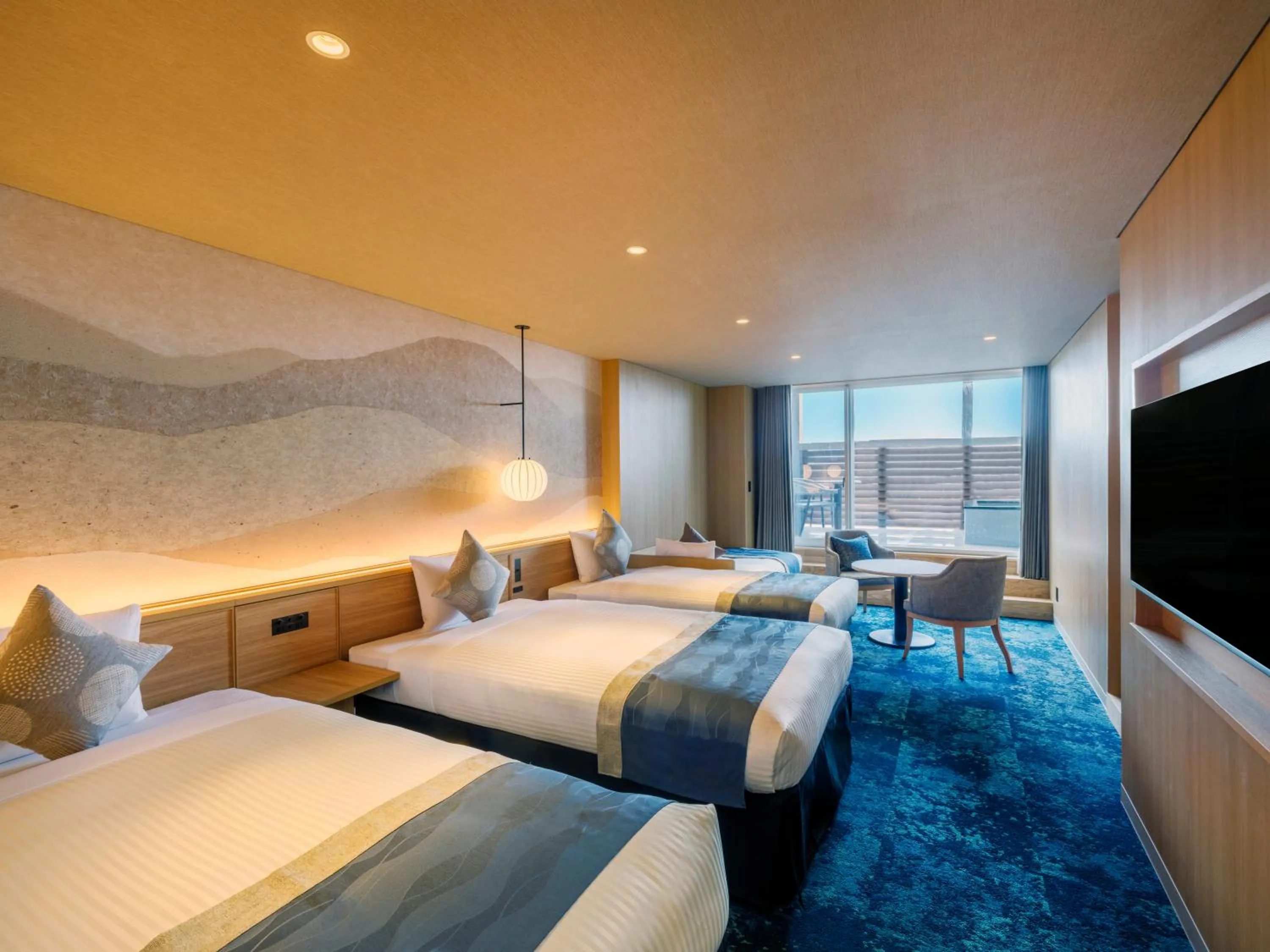 Bed in KAMENOI HOTEL Oarai