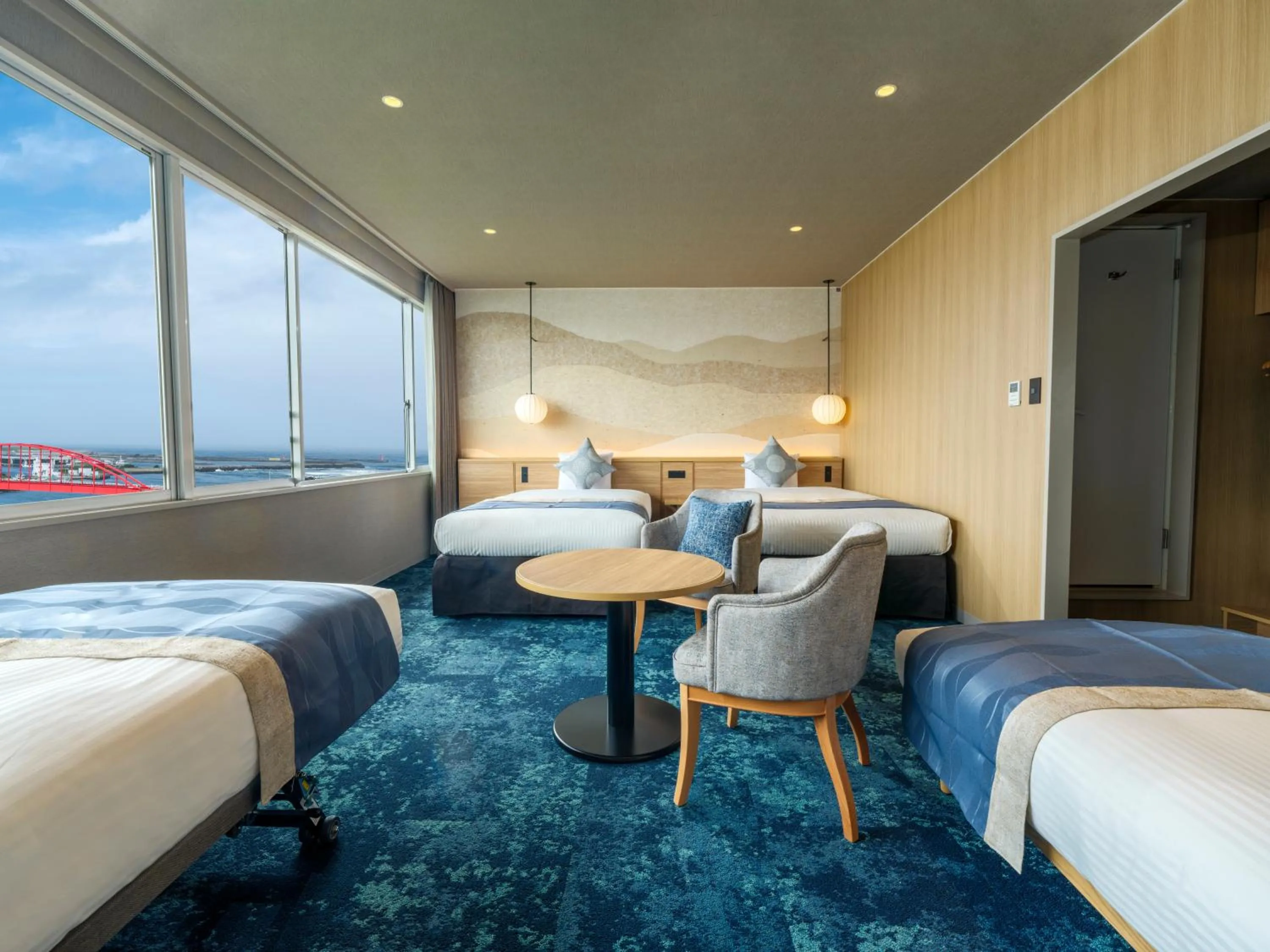 Bed in KAMENOI HOTEL Oarai