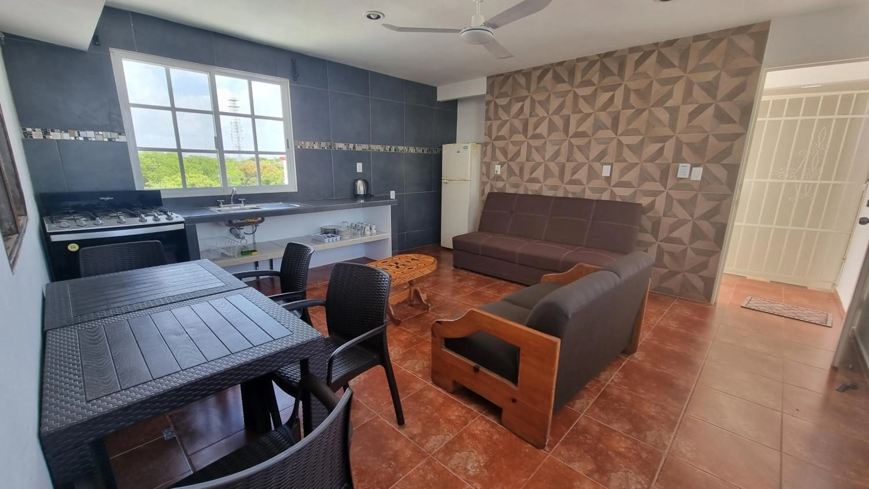 Kitchen or kitchenette in A una calle del ado 5ta avenida