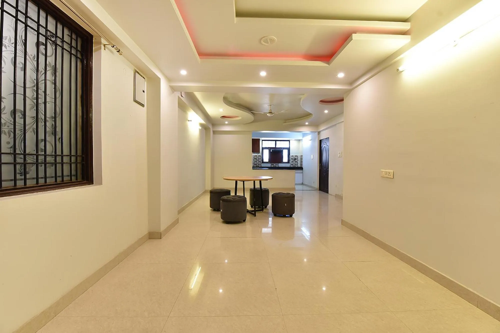 Lobby or reception in FabHotel Rushank Palace