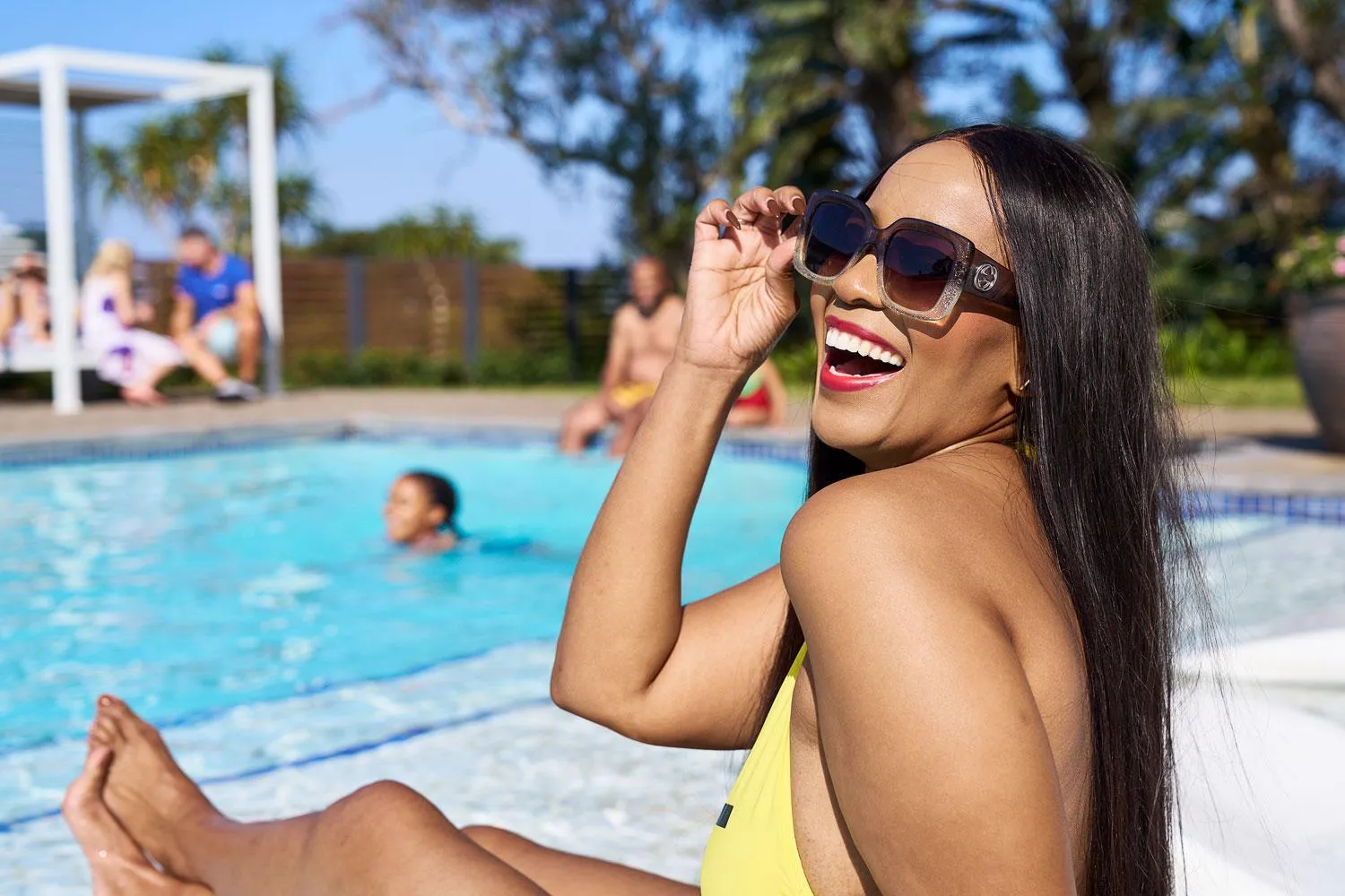 Swimming pool in Hotel Olivewood