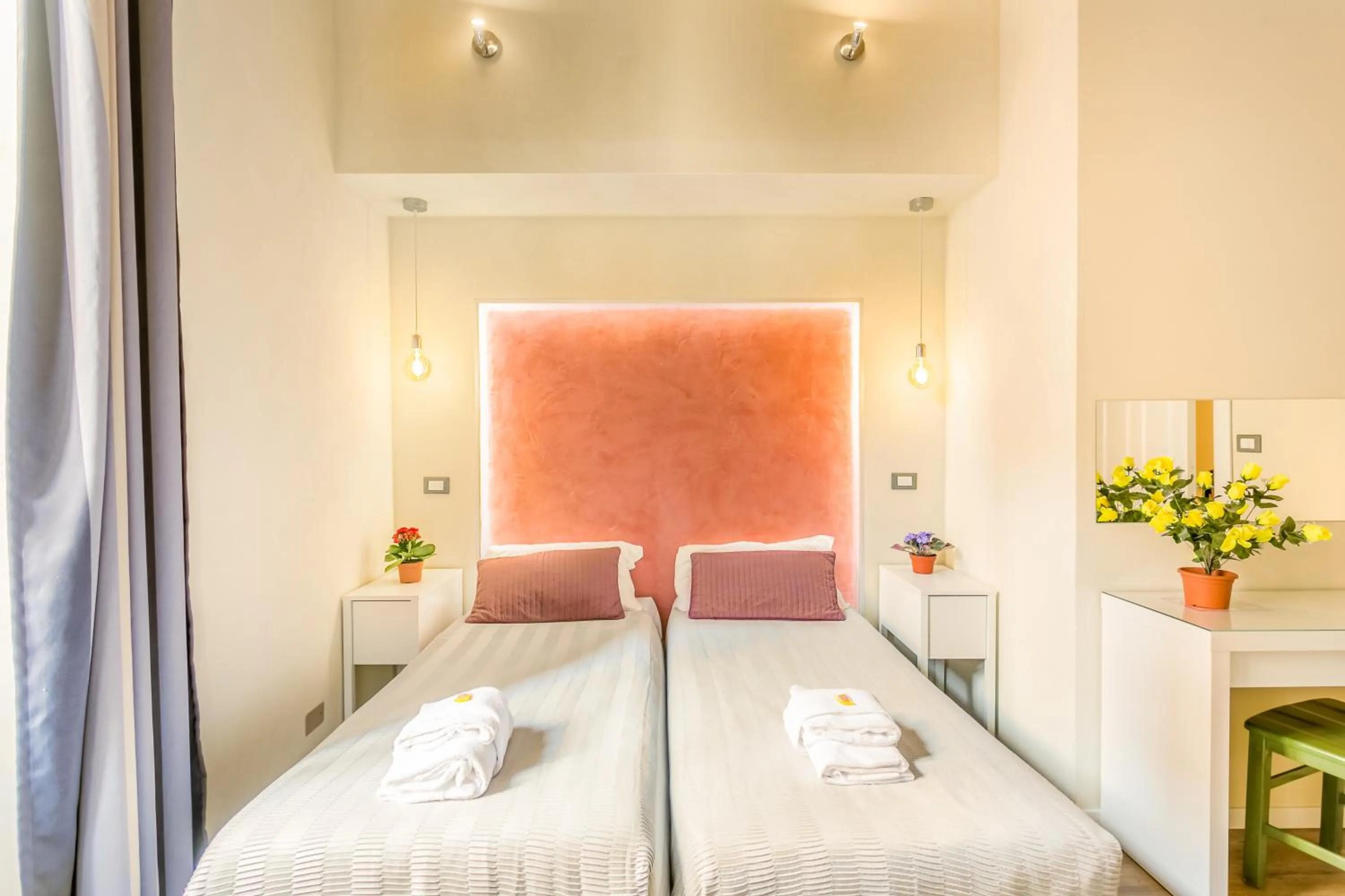 Bed in AmoRoma Suite