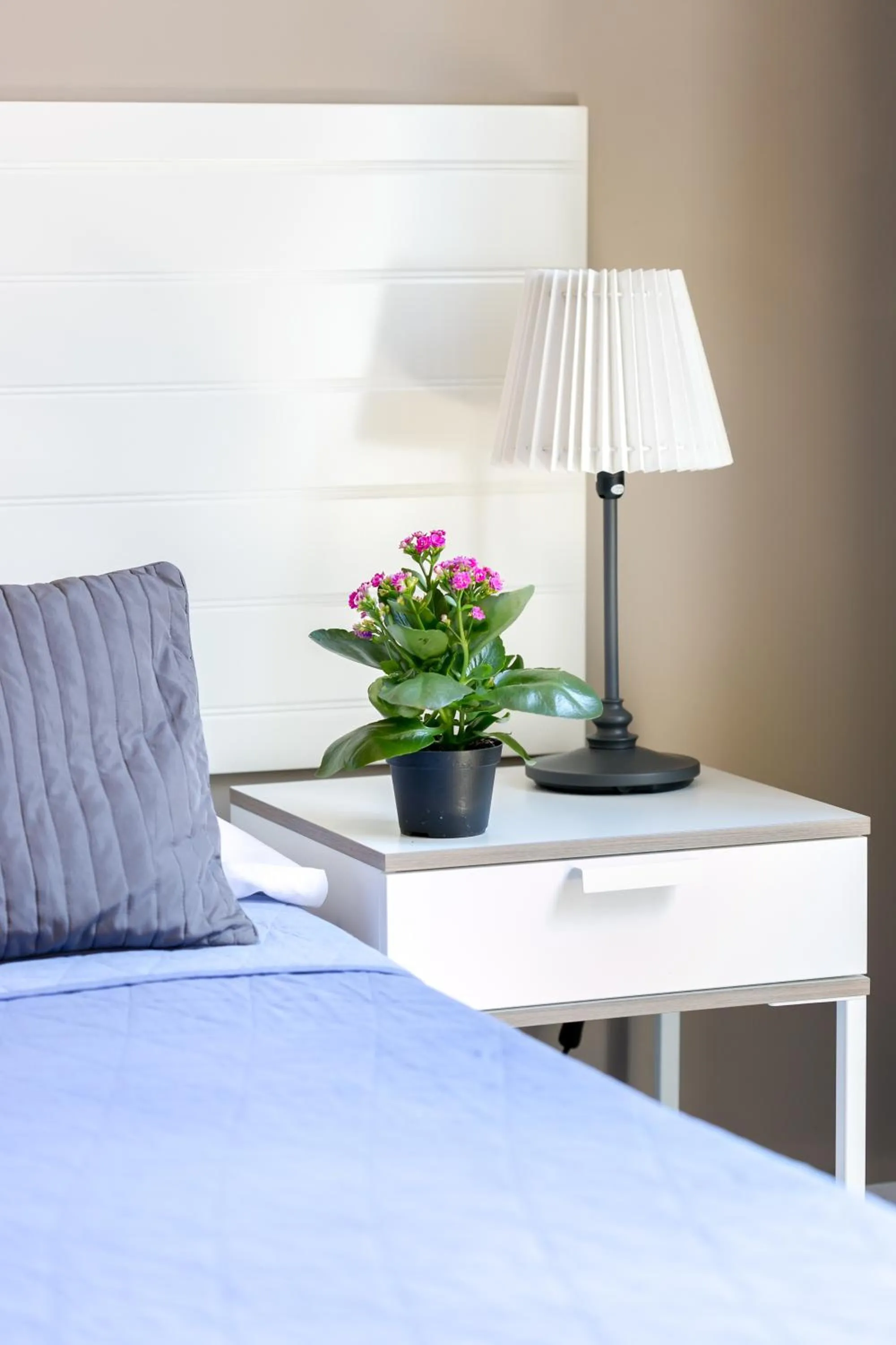 Bed in AmoRoma Suite