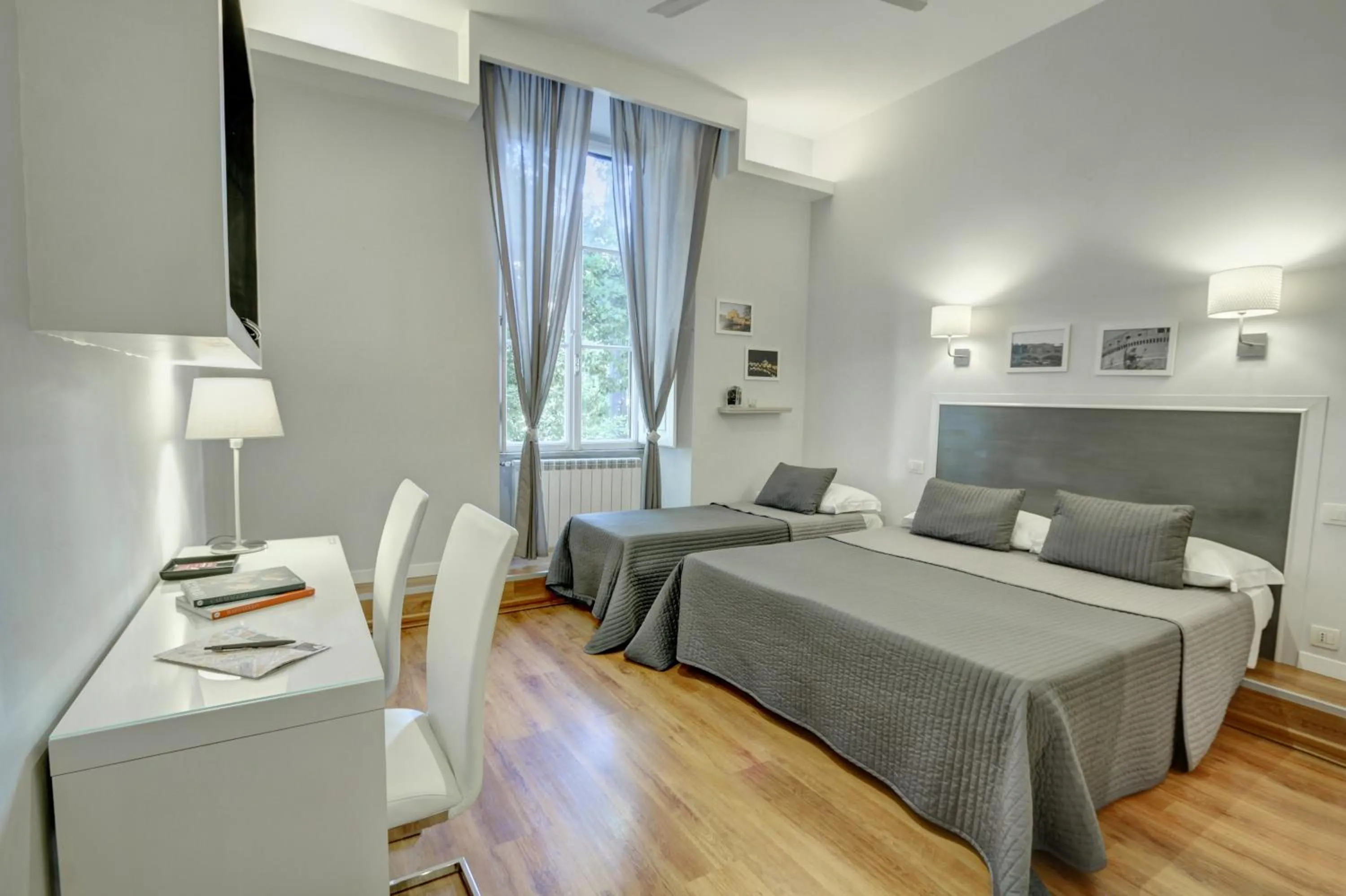 Bed in AmoRoma Suite