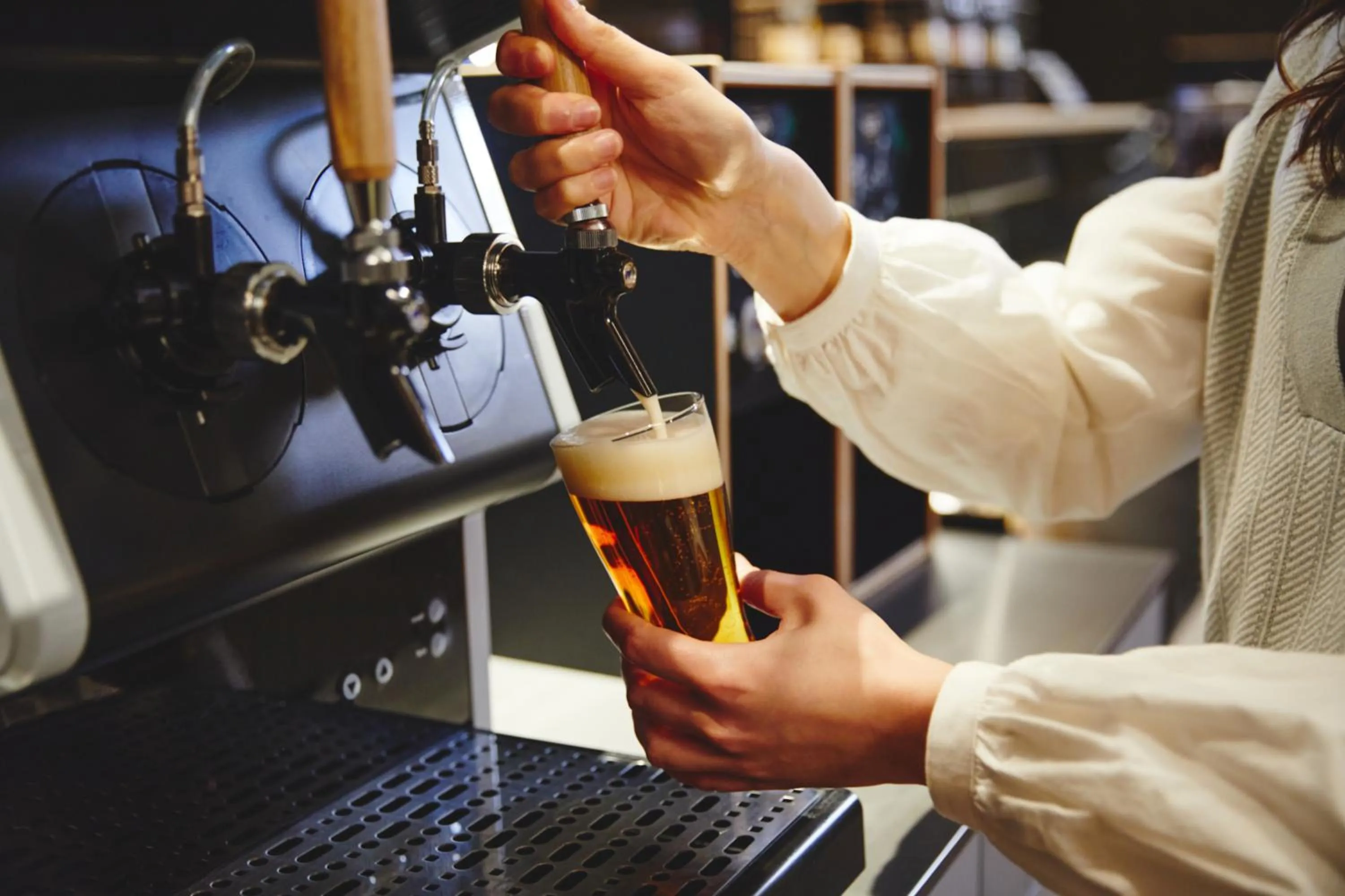 Lounge or bar in BEB5 Tsuchiura by Hoshino Resorts