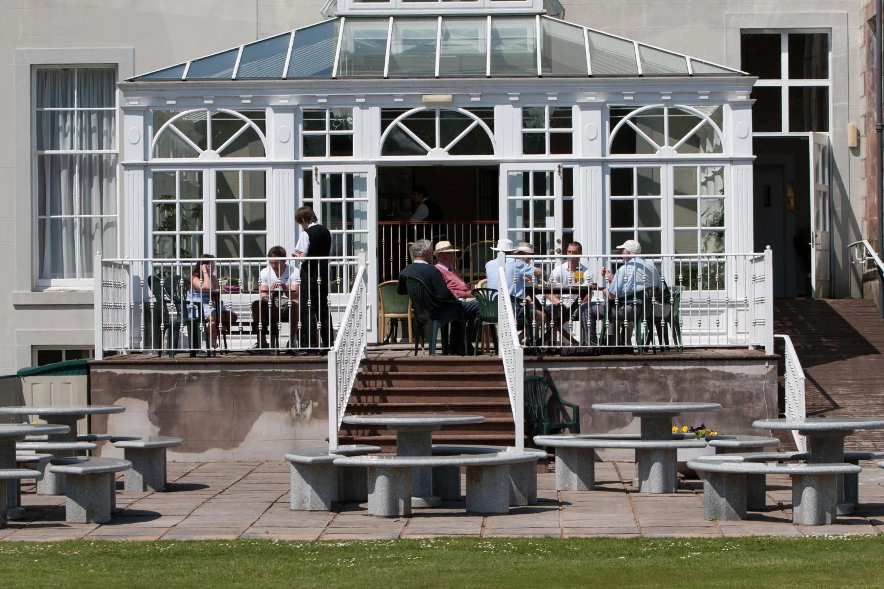 Patio in Cally Palace Hotel & Golf Course