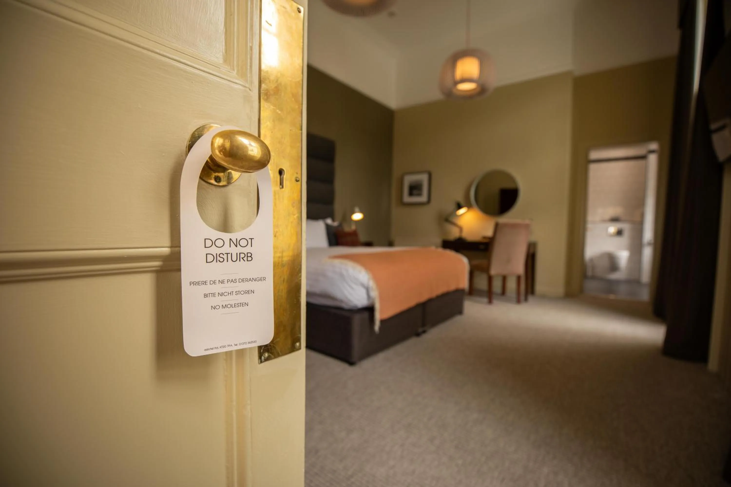 Bed in Peebles Hydro