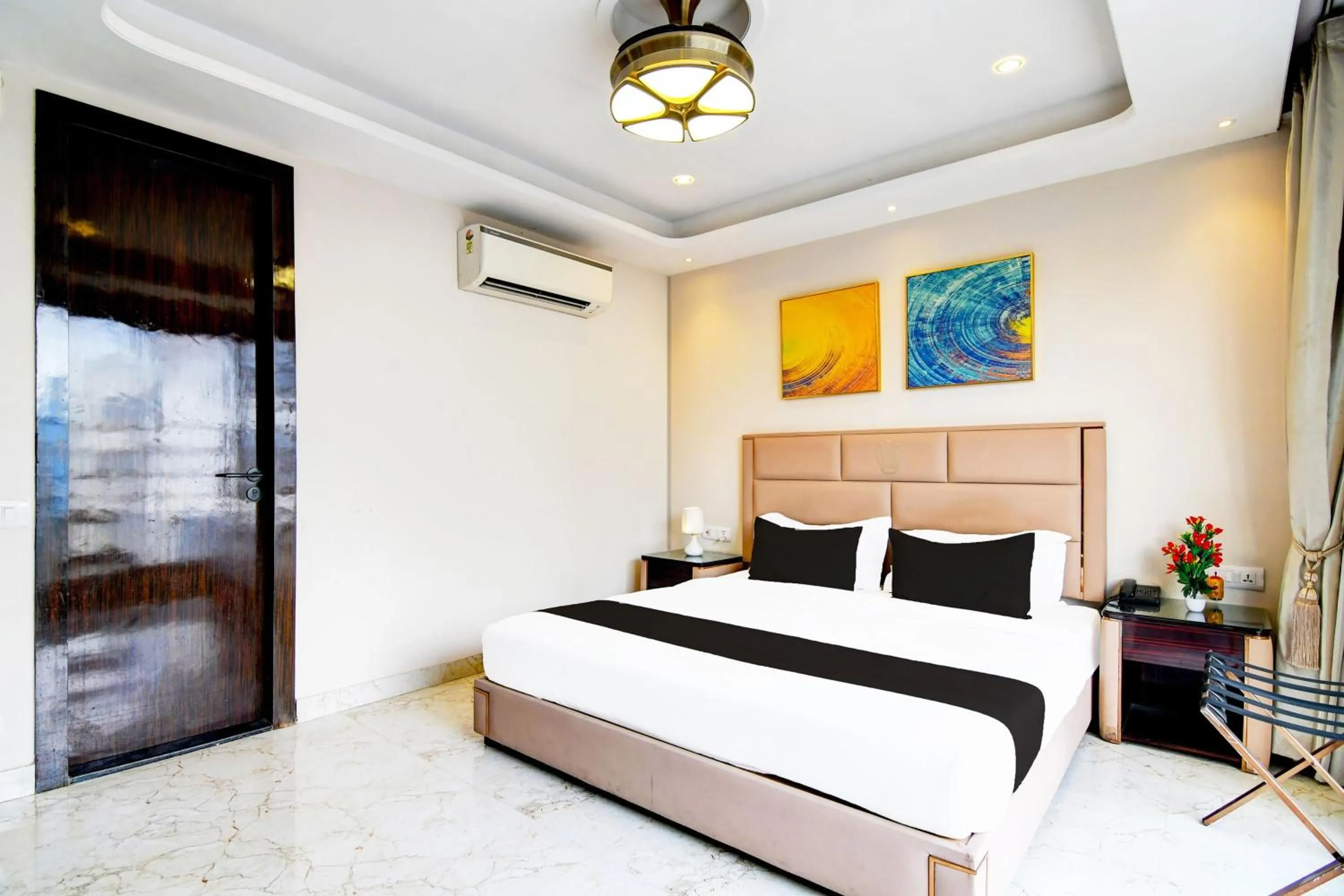 Bedroom, Bed in Super Townhouse New Town Formerly Krish Residency