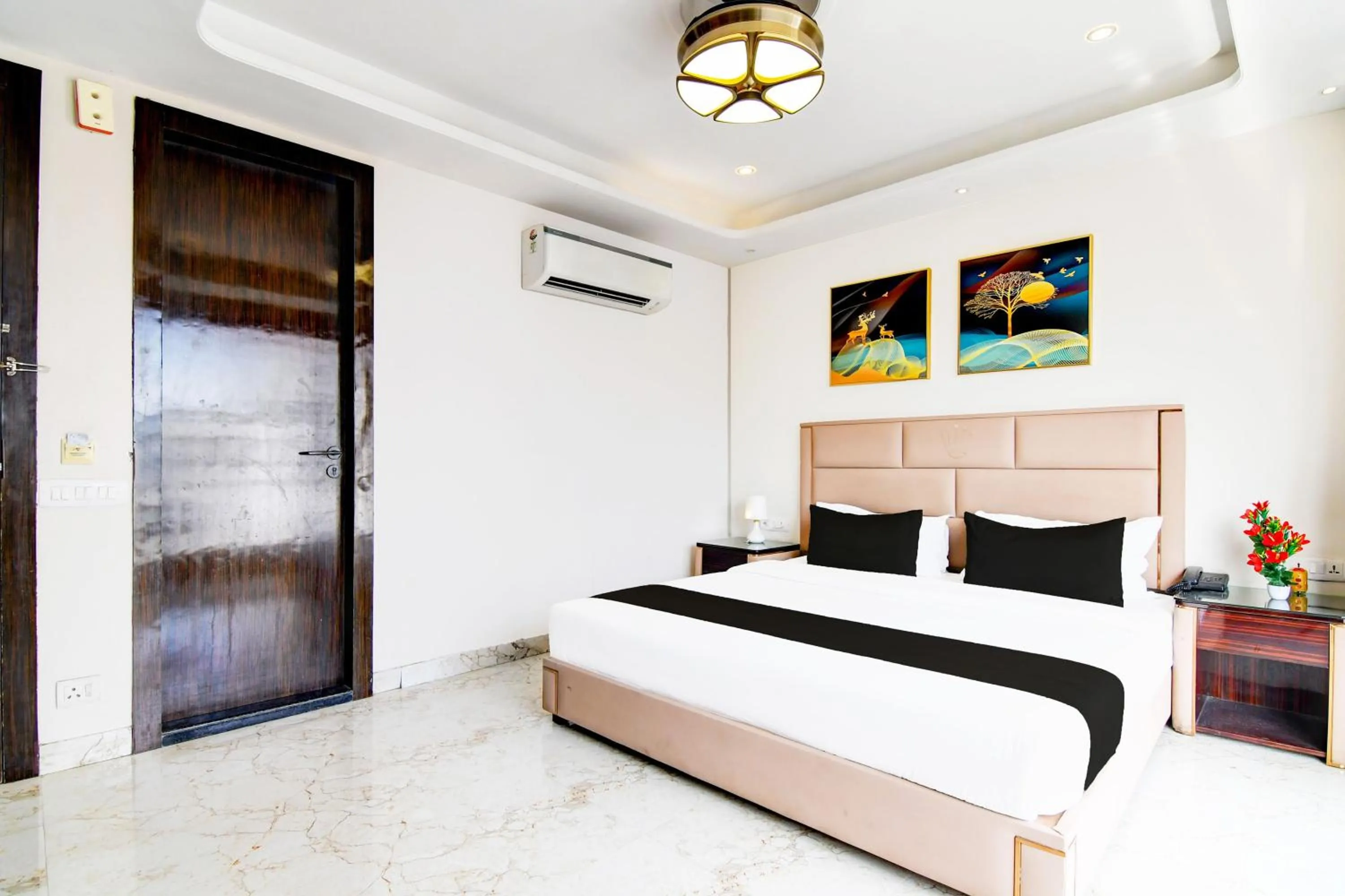 Bedroom, Bed in Super Townhouse New Town Formerly Krish Residency