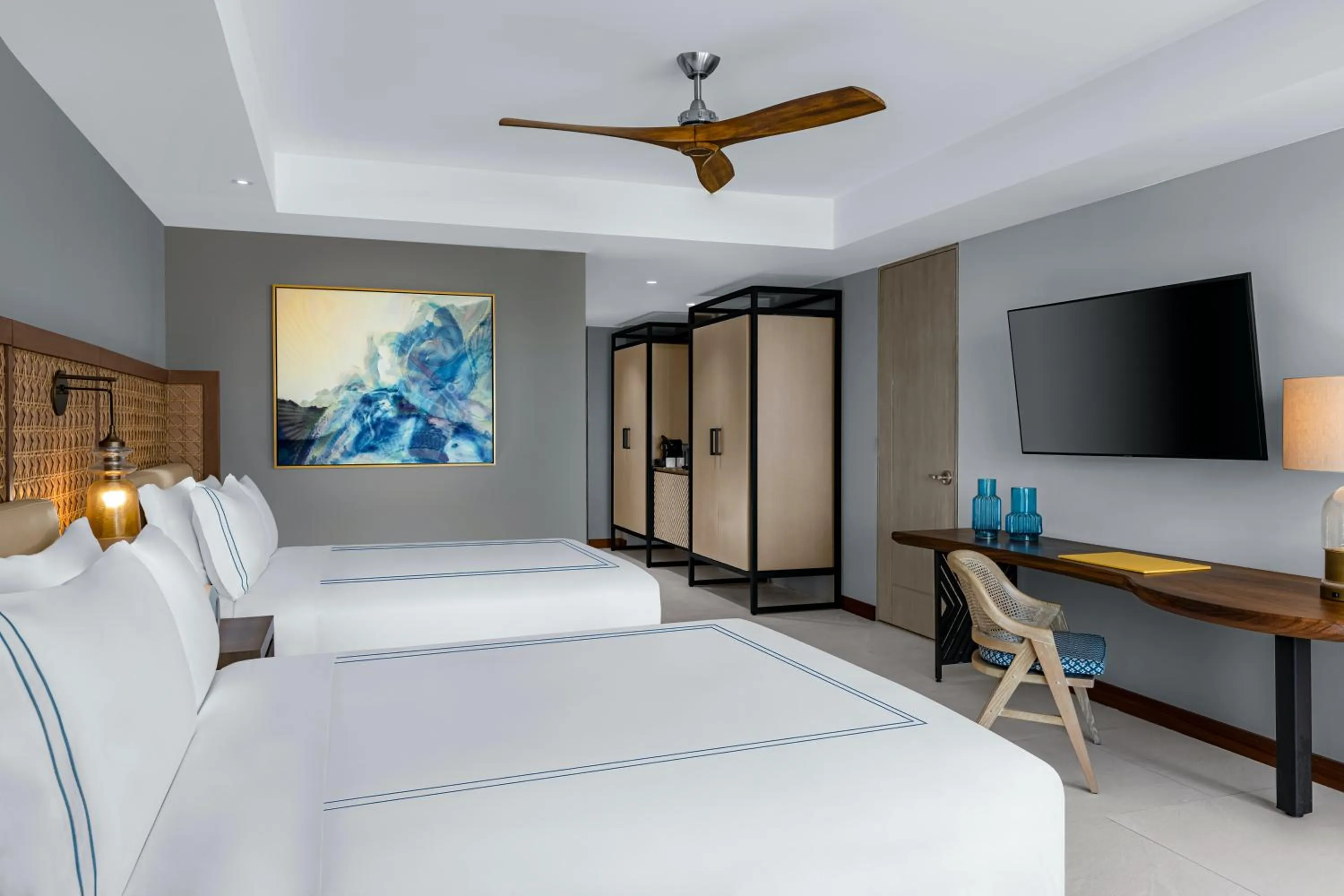 Bedroom, Bed in Conrad Punta de Mita