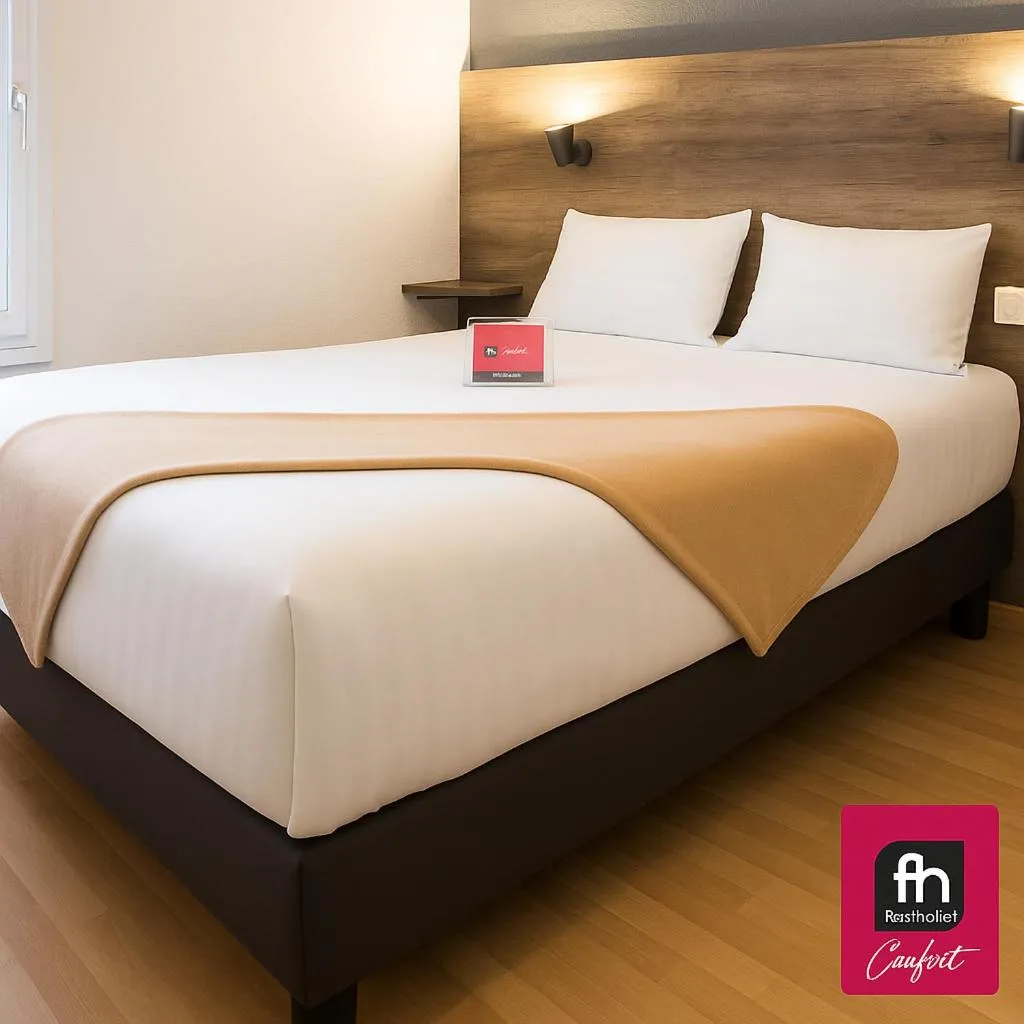 Bed in Fasthôtel Limoges Nord - FH Confort