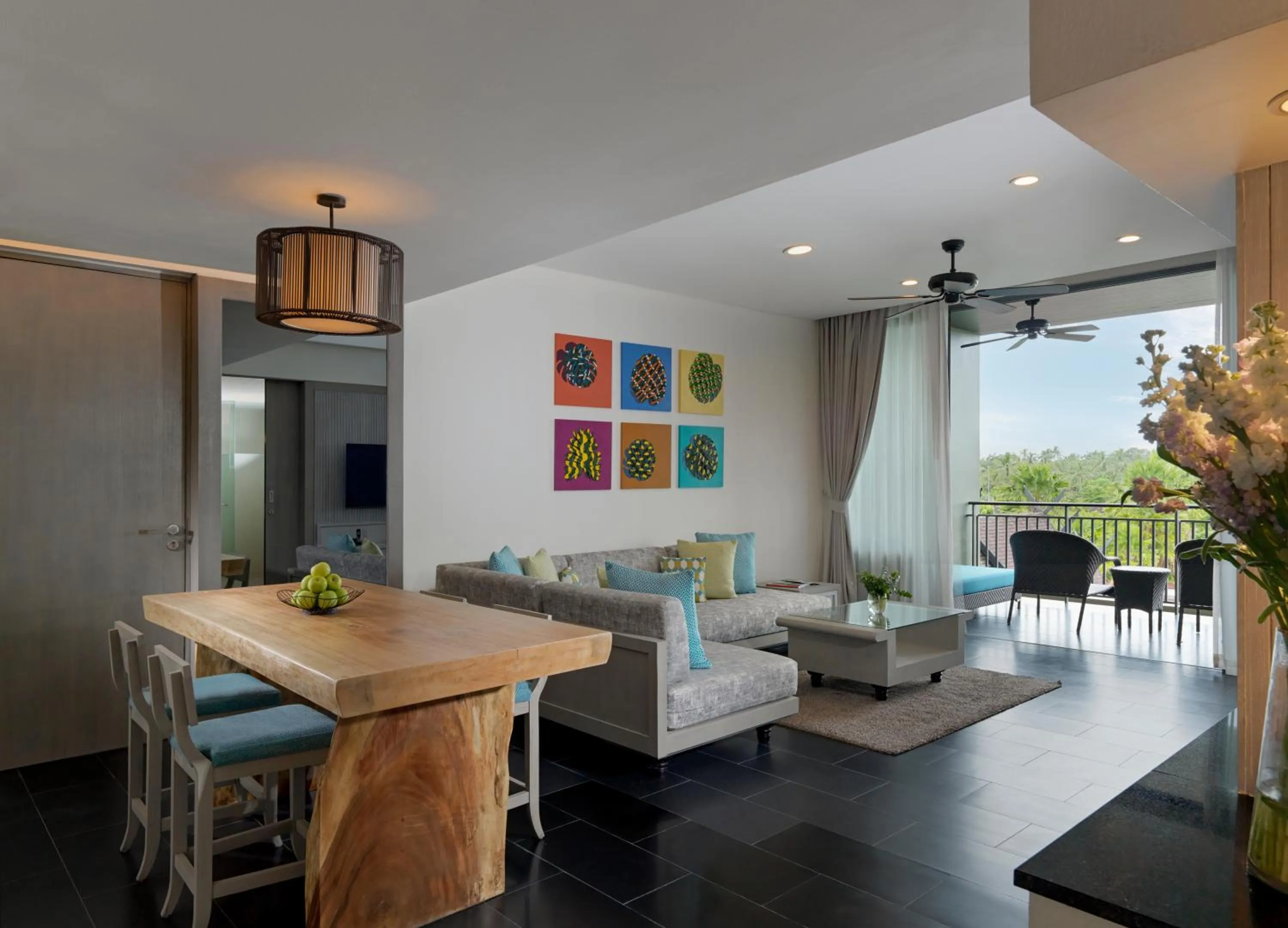 Living room in Avani Plus Mai Khao Phuket Suites