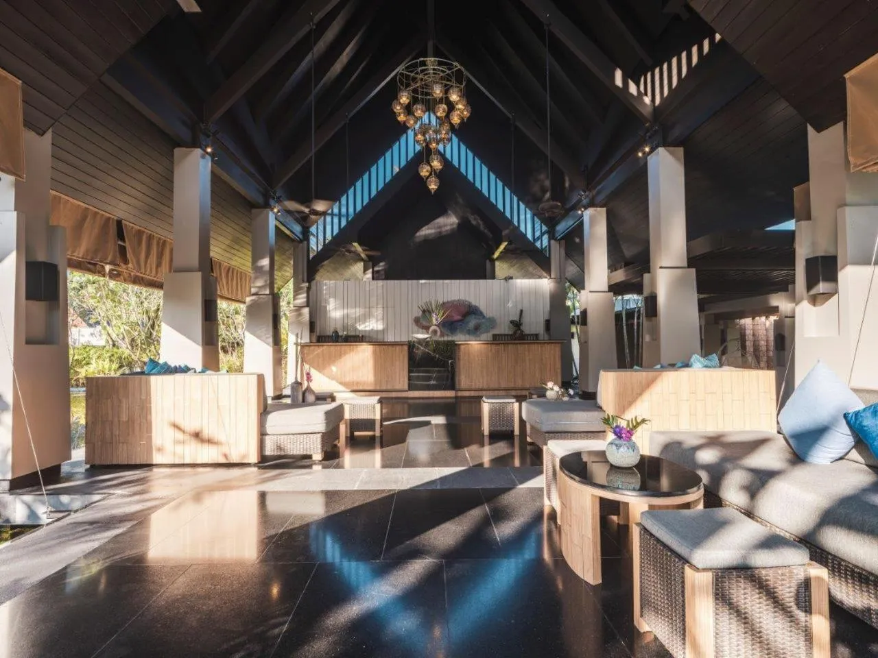 Lobby or reception in Avani Plus Mai Khao Phuket Suites