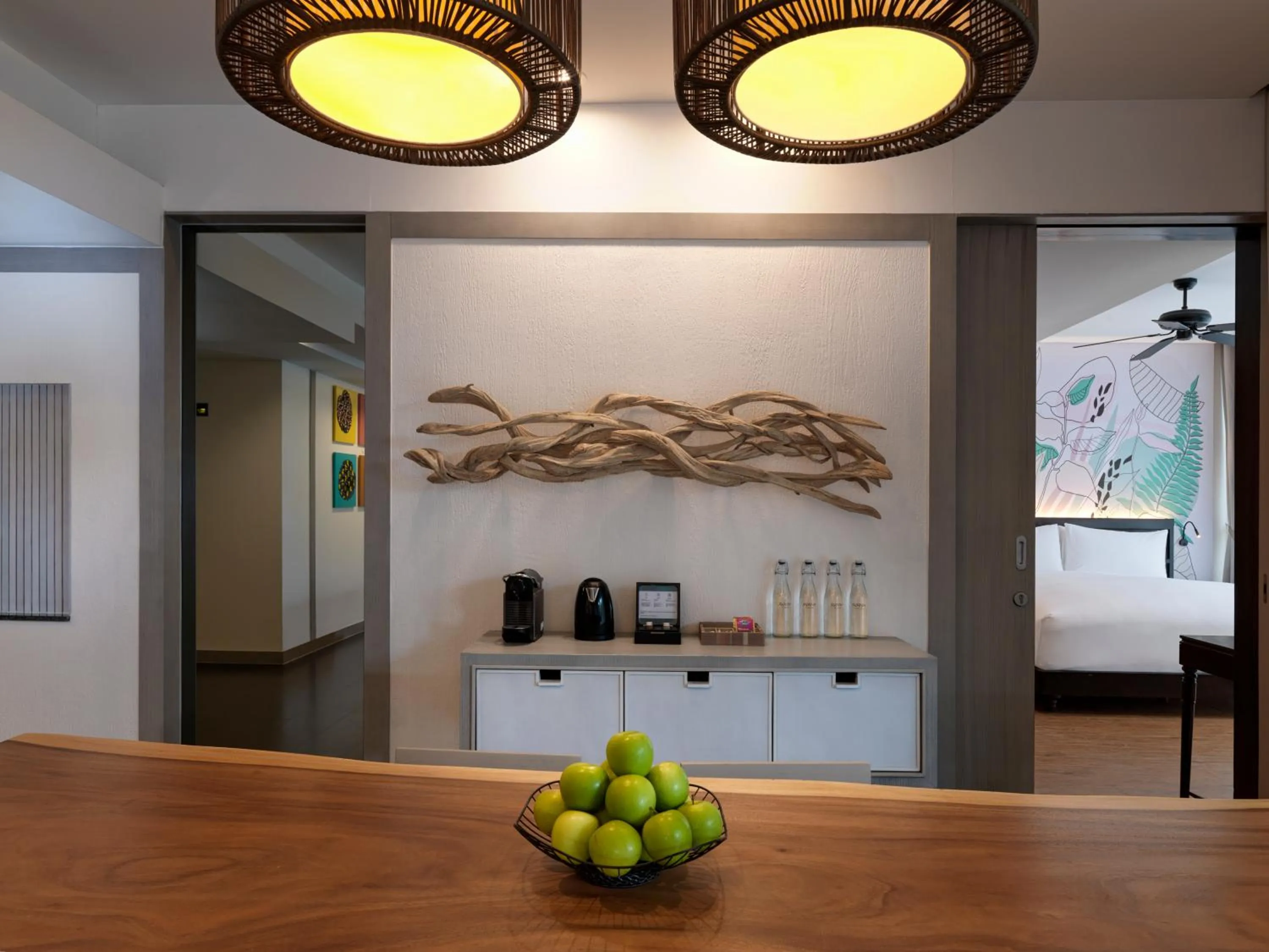 Kitchen or kitchenette in Avani Plus Mai Khao Phuket Suites