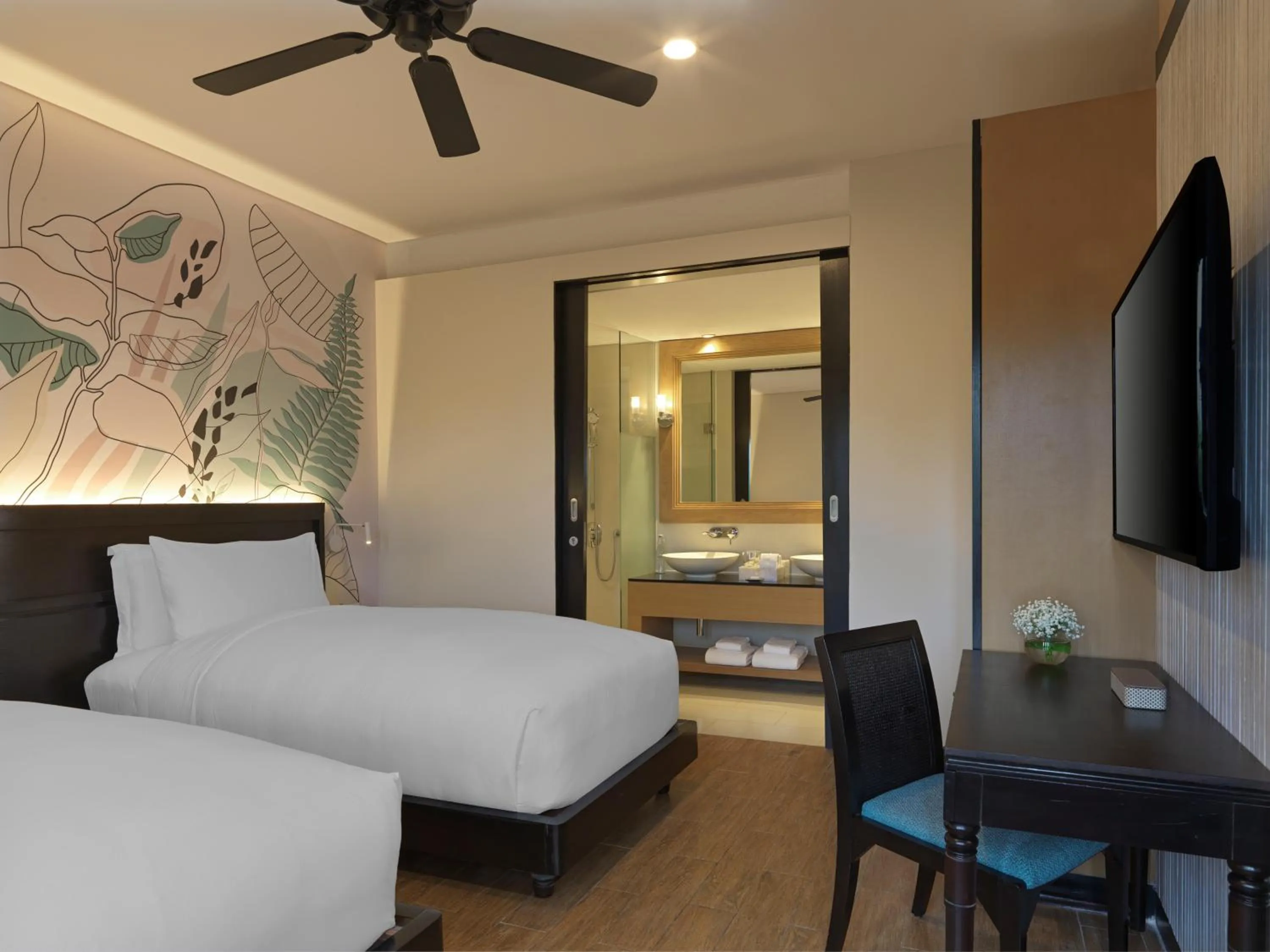 Bed in Avani Plus Mai Khao Phuket Suites