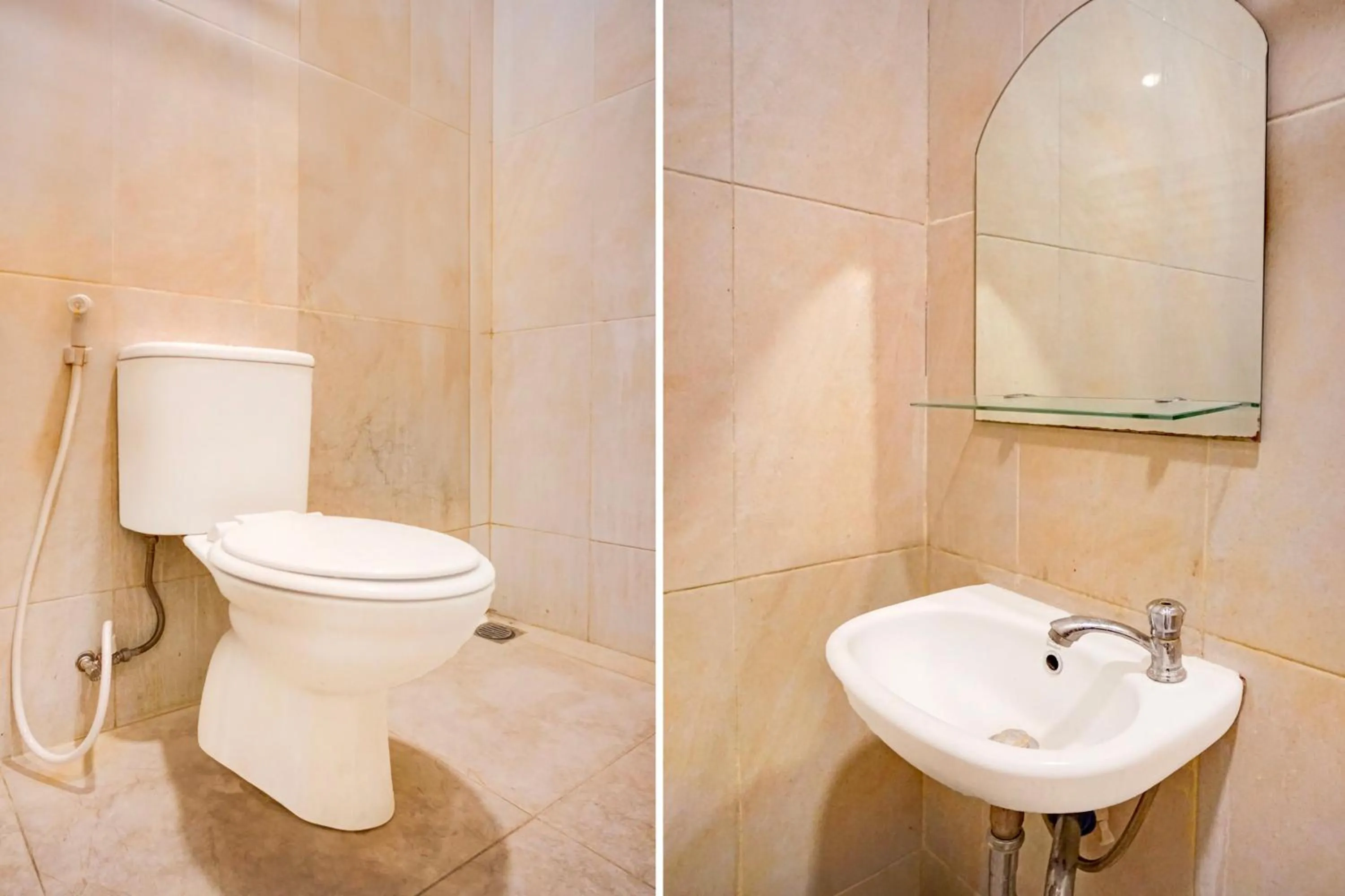 Bathroom in Hotel O Medan City Near Sun Plaza Formerly Residence Anugrah