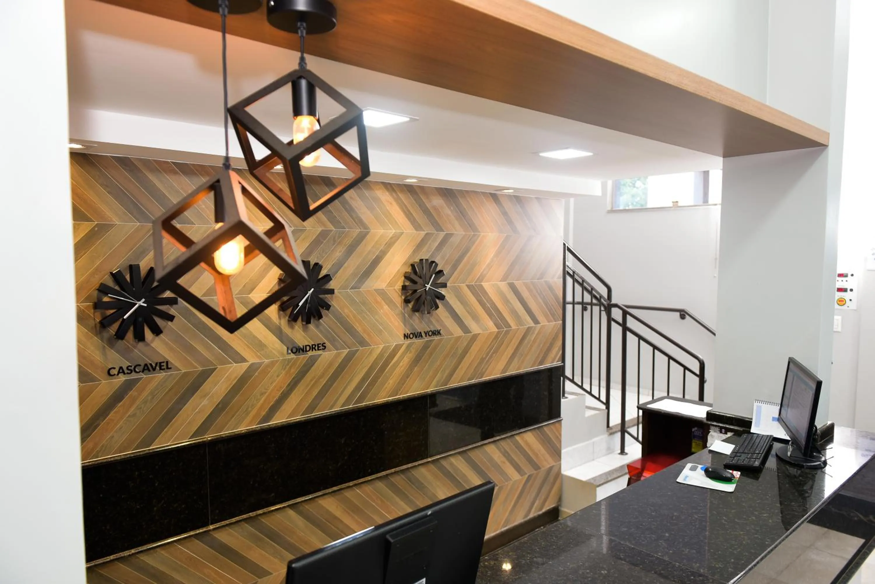 Decorative detail in Hotel Plaza Cascavel