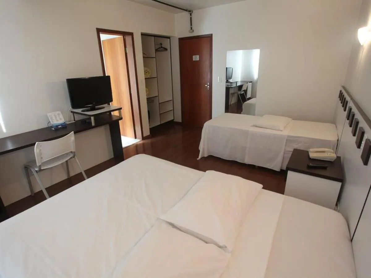 Bed in Hotel Plaza Cascavel