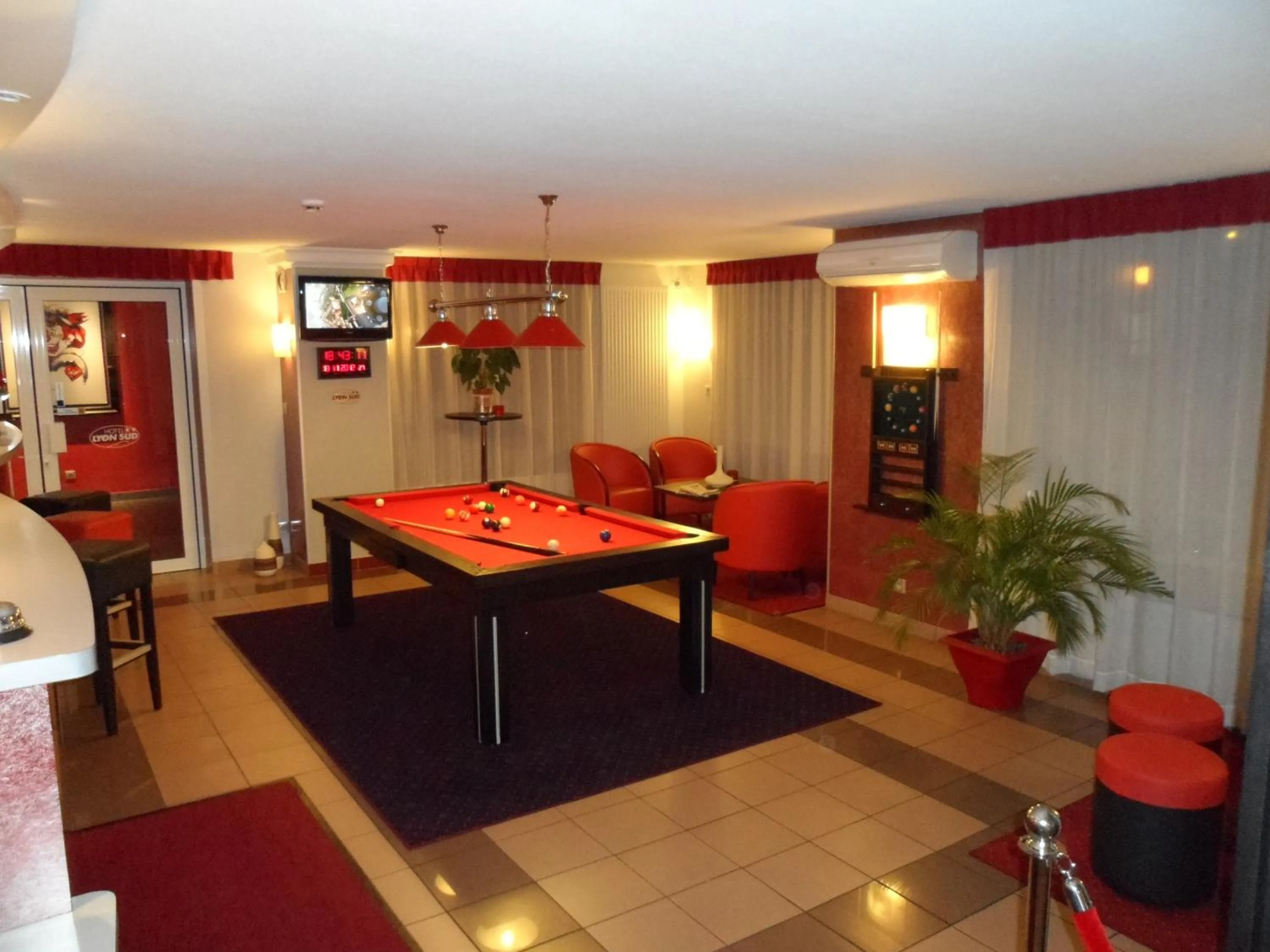 Billiard in Hotel Lyon Sud, Pierre Benite, St Genis Laval