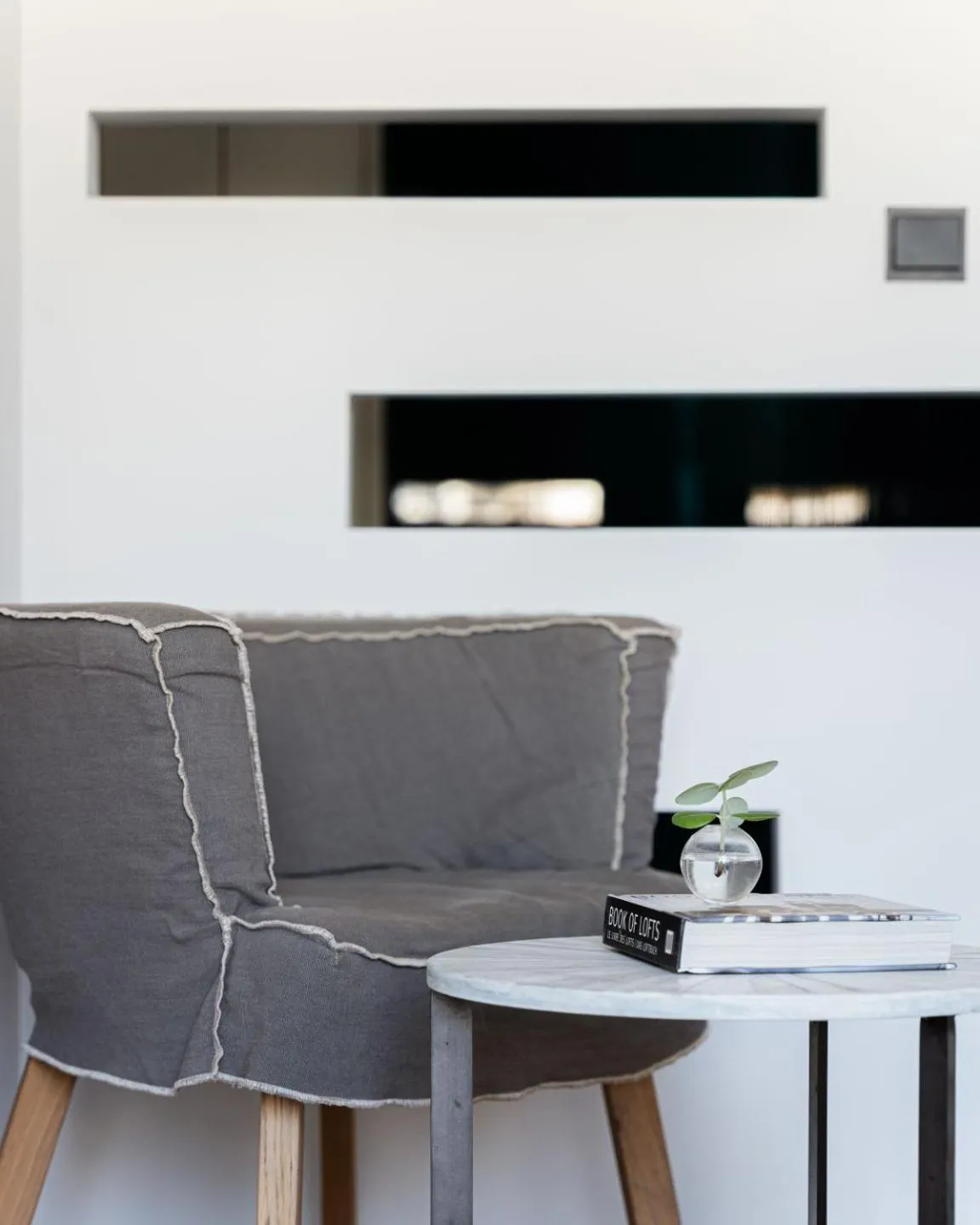 Living room in Urban Stripes Athens