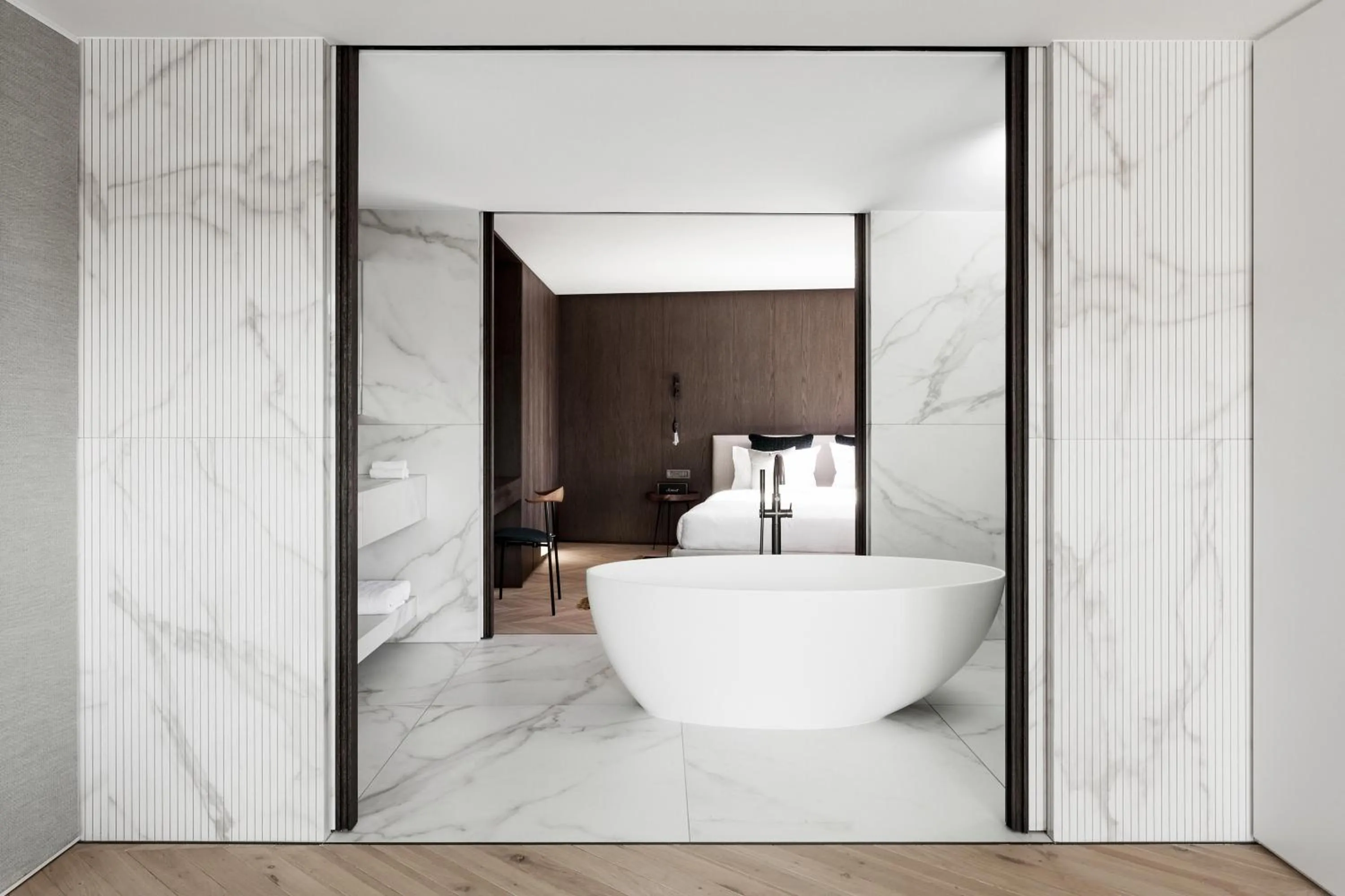 Bathroom in Urban Stripes Athens