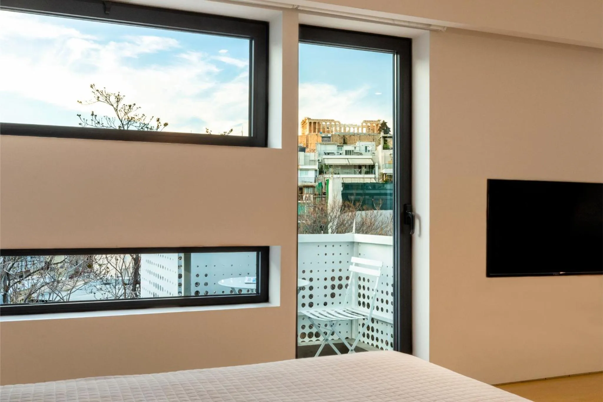 View (from property/room), Bed in Urban Stripes Athens