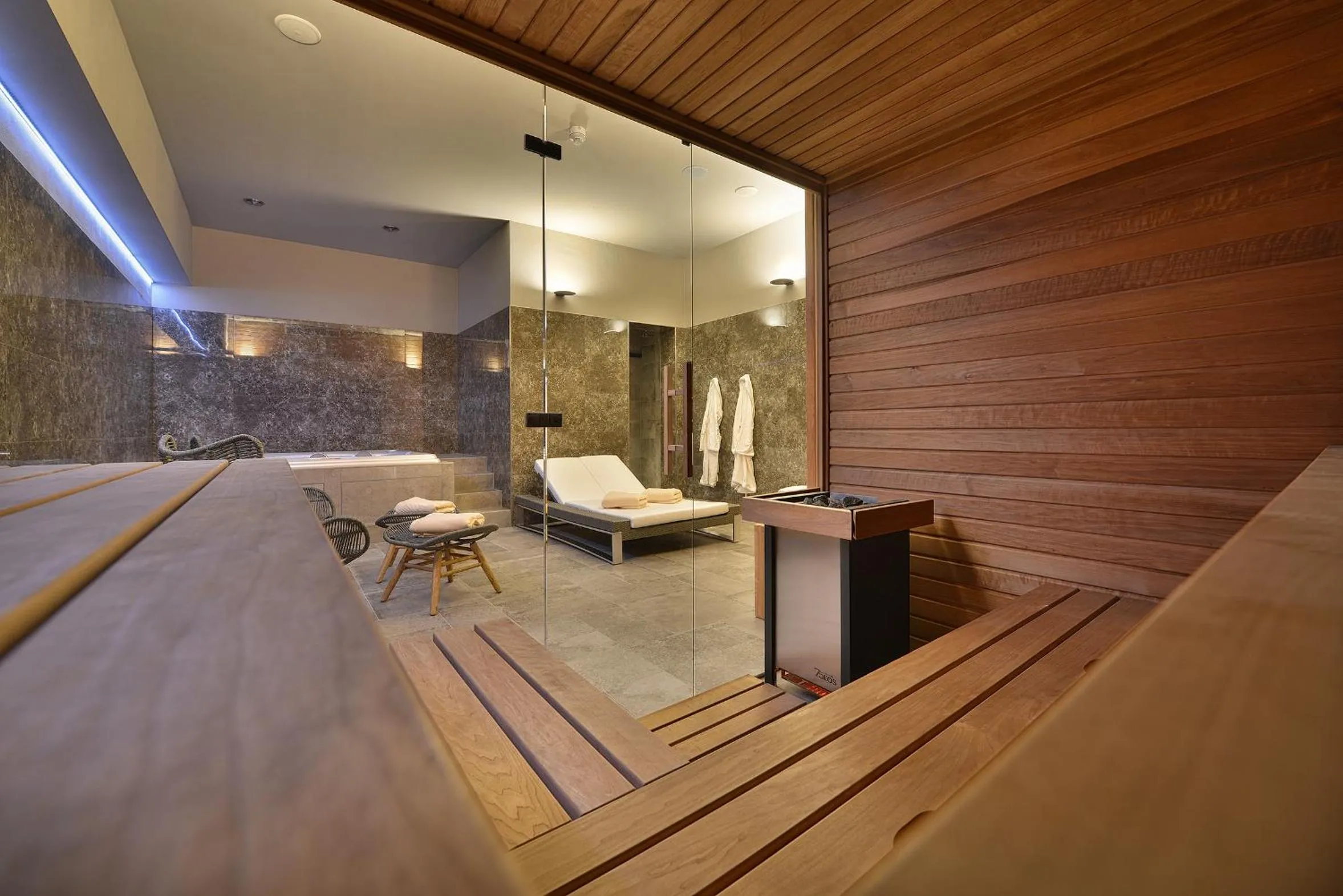 Sauna in Grand Hotel Hradec