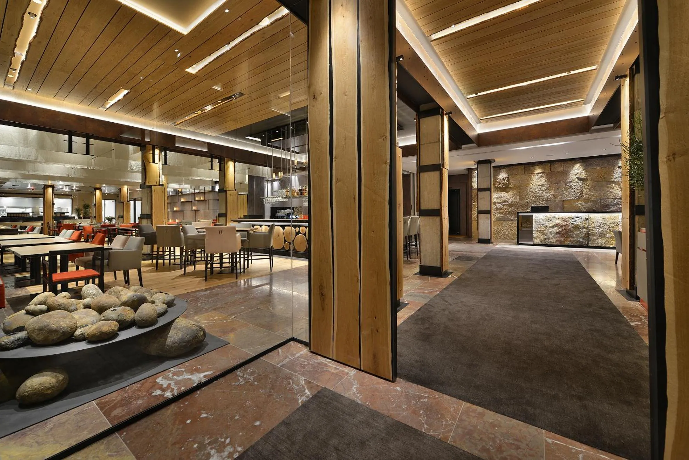 Lounge or bar in Grand Hotel Hradec