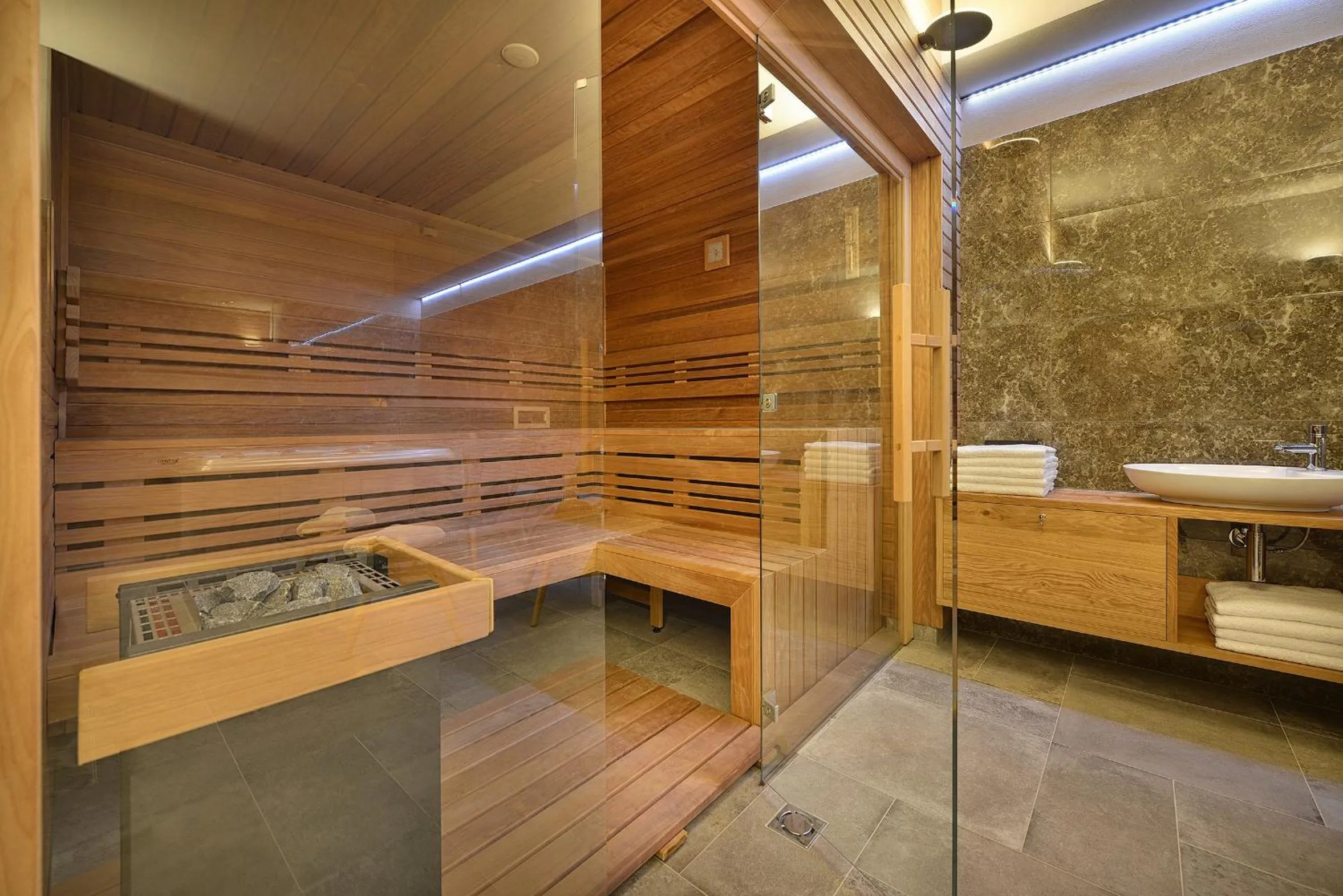 Sauna in Grand Hotel Hradec