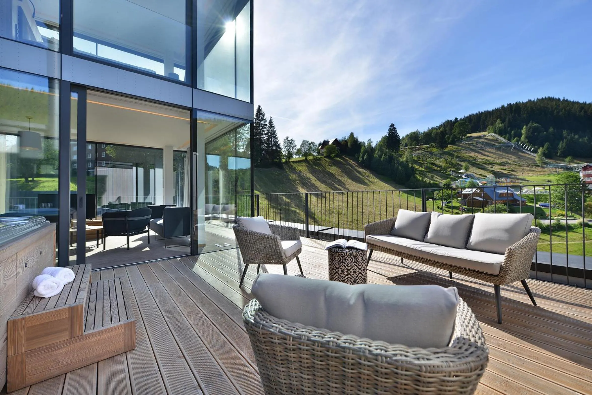Balcony/Terrace in Grand Hotel Hradec