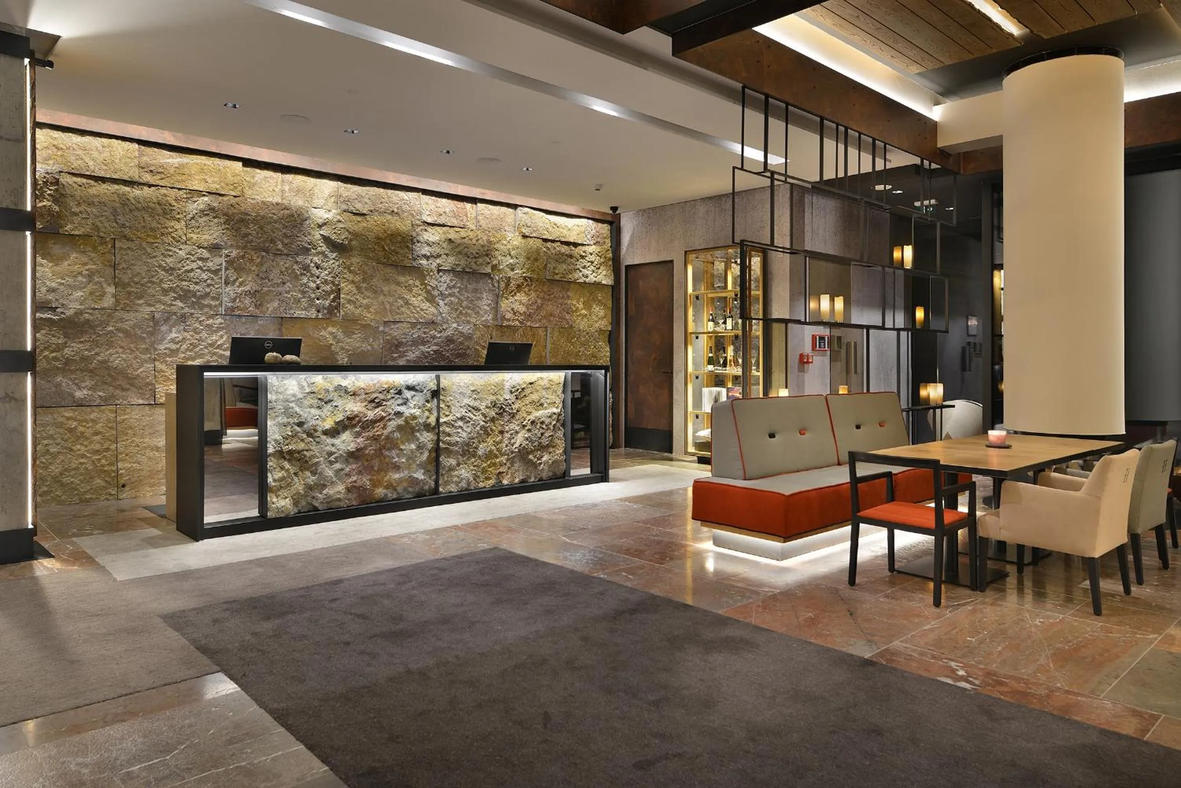 Lobby or reception in Grand Hotel Hradec