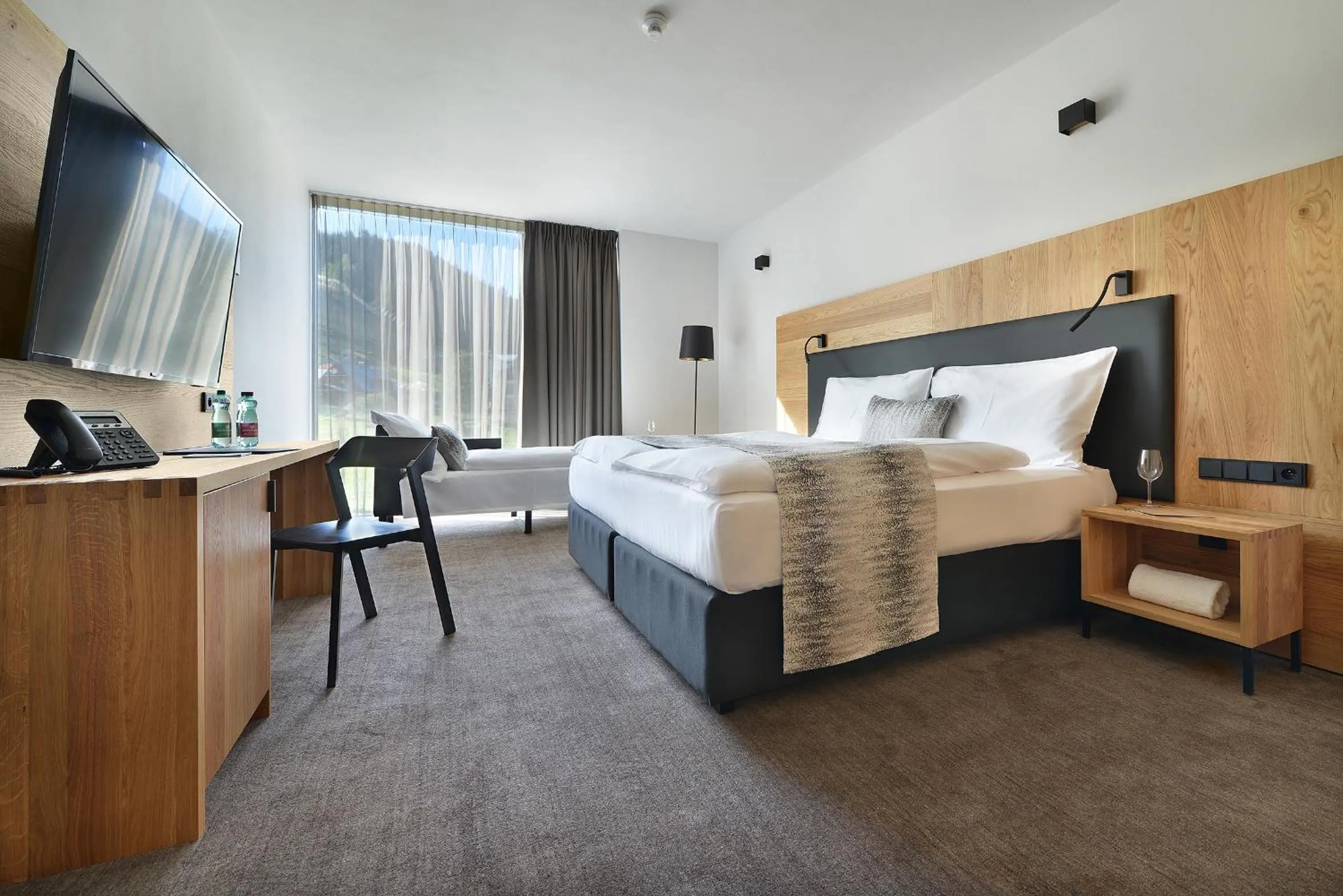 Bed in Grand Hotel Hradec