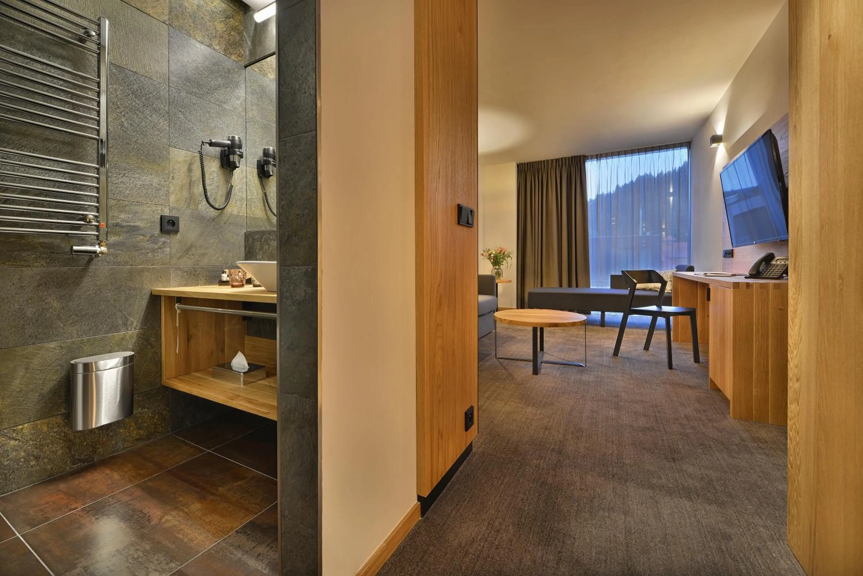 Bathroom in Grand Hotel Hradec