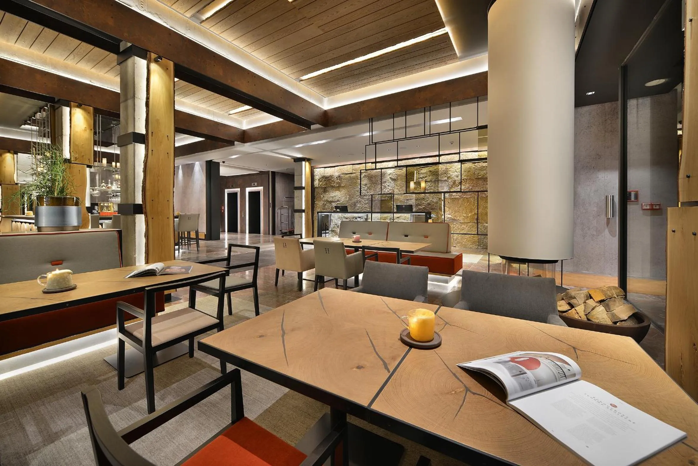 Lobby or reception in Grand Hotel Hradec