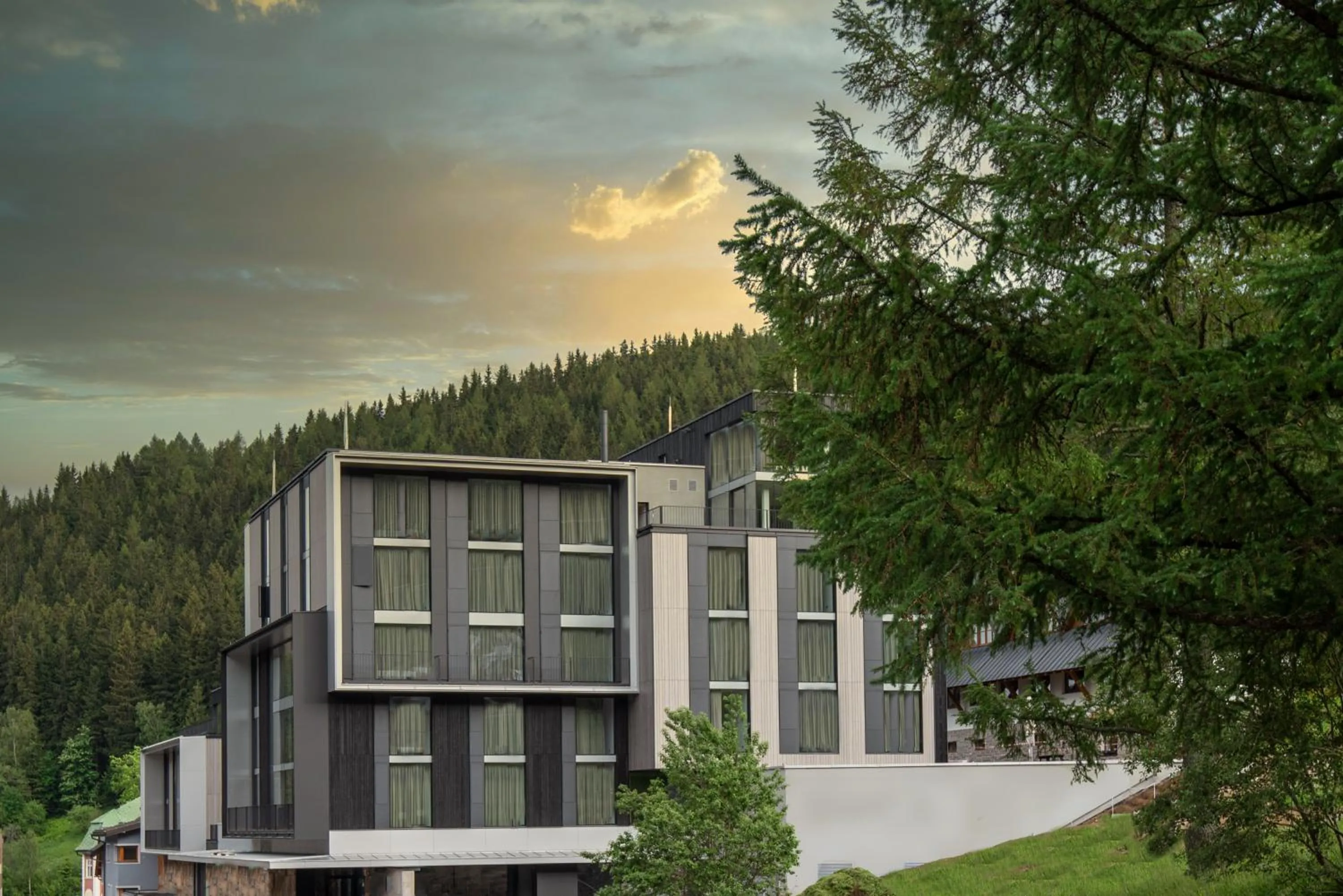 Facade/entrance in Grand Hotel Hradec