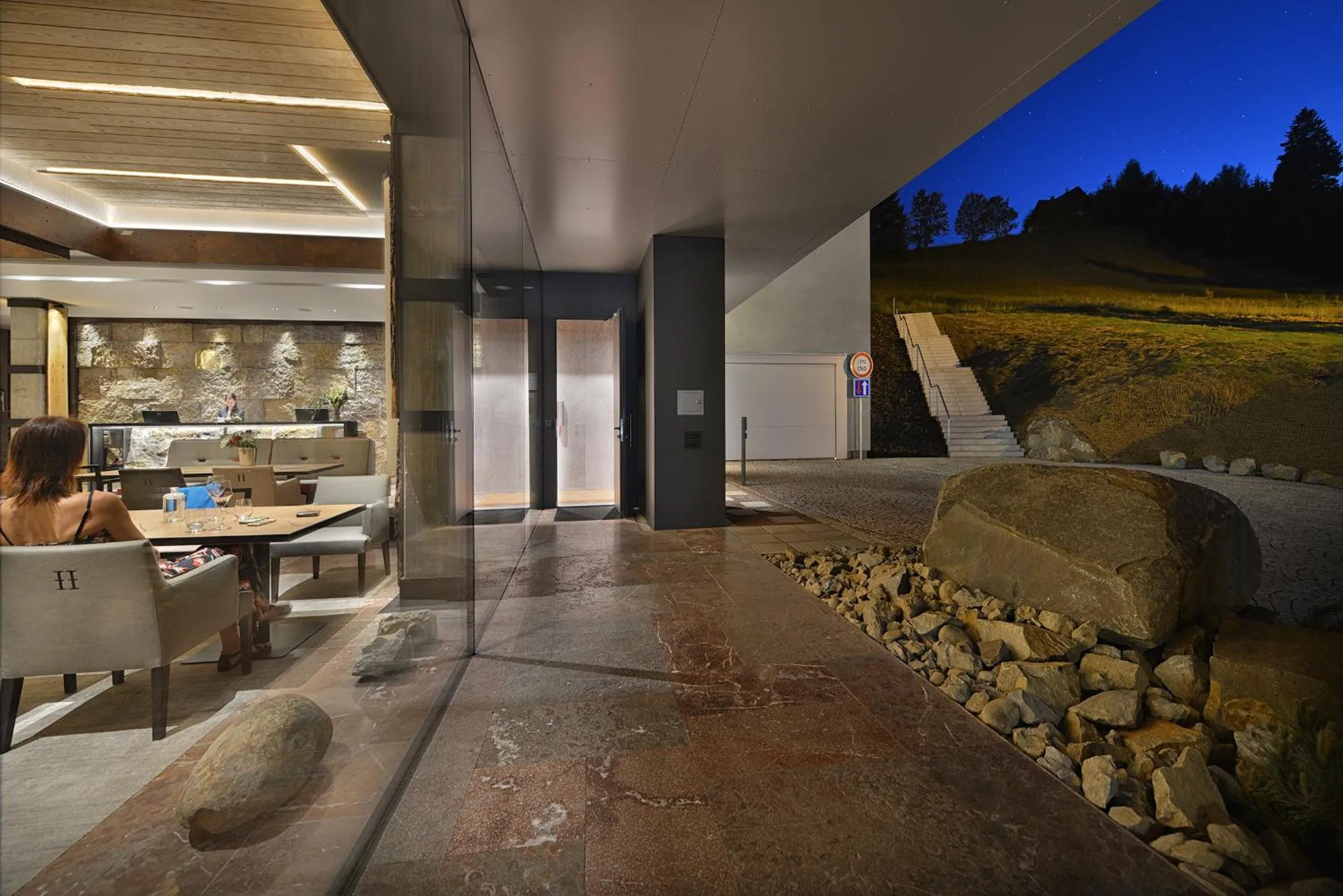 Facade/entrance in Grand Hotel Hradec