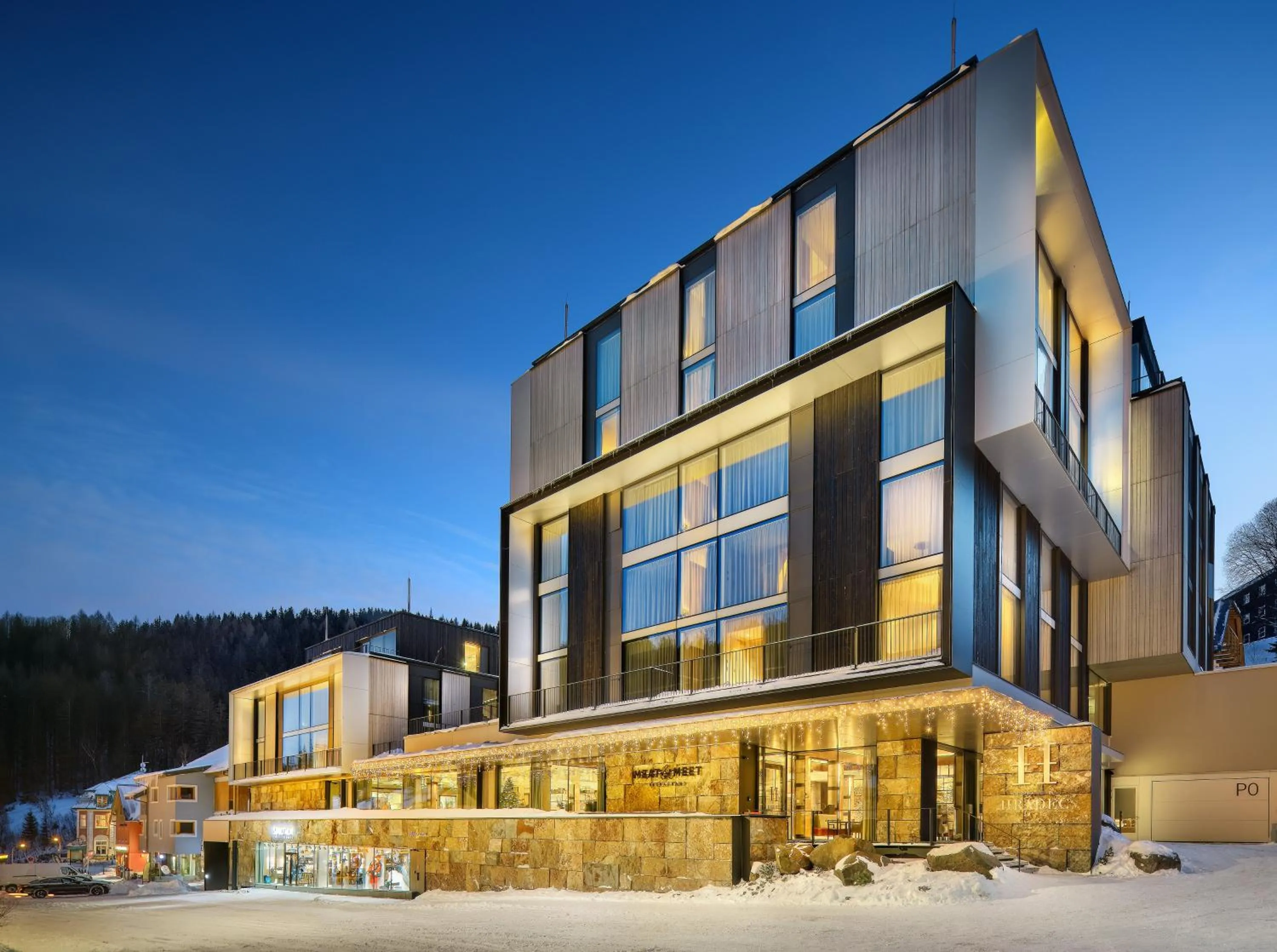 Property building in Grand Hotel Hradec