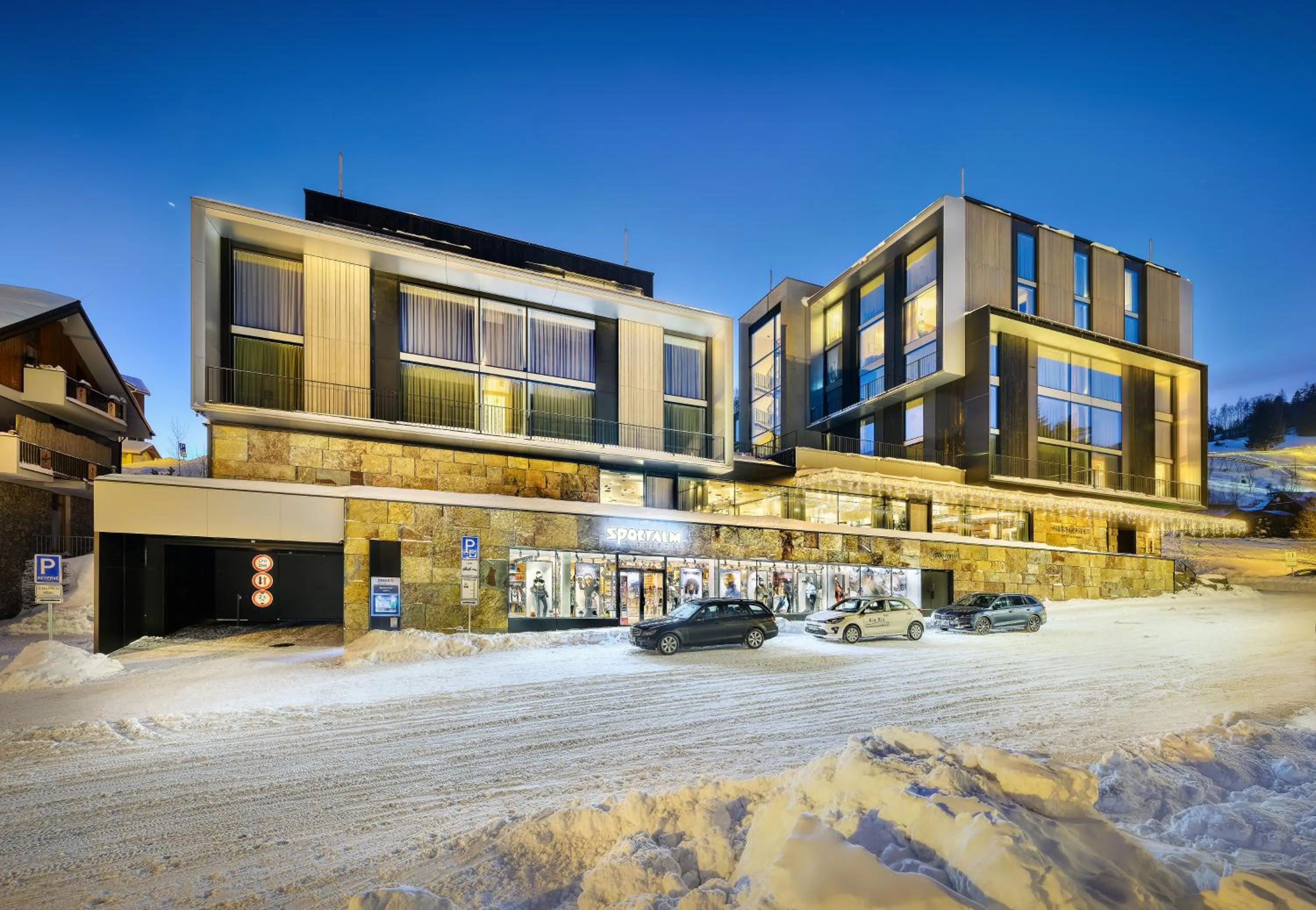 Property building in Grand Hotel Hradec