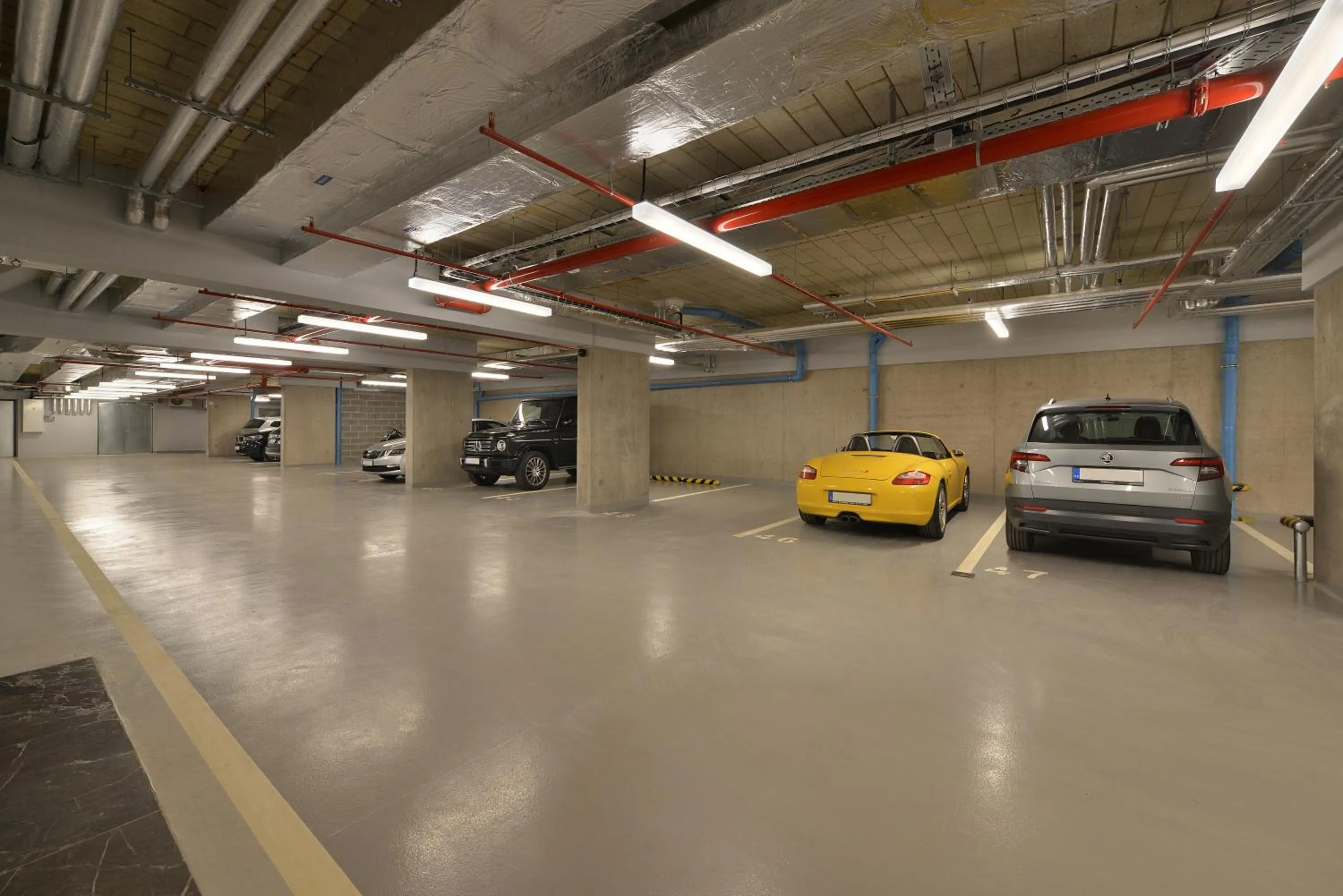 Area and facilities in Grand Hotel Hradec