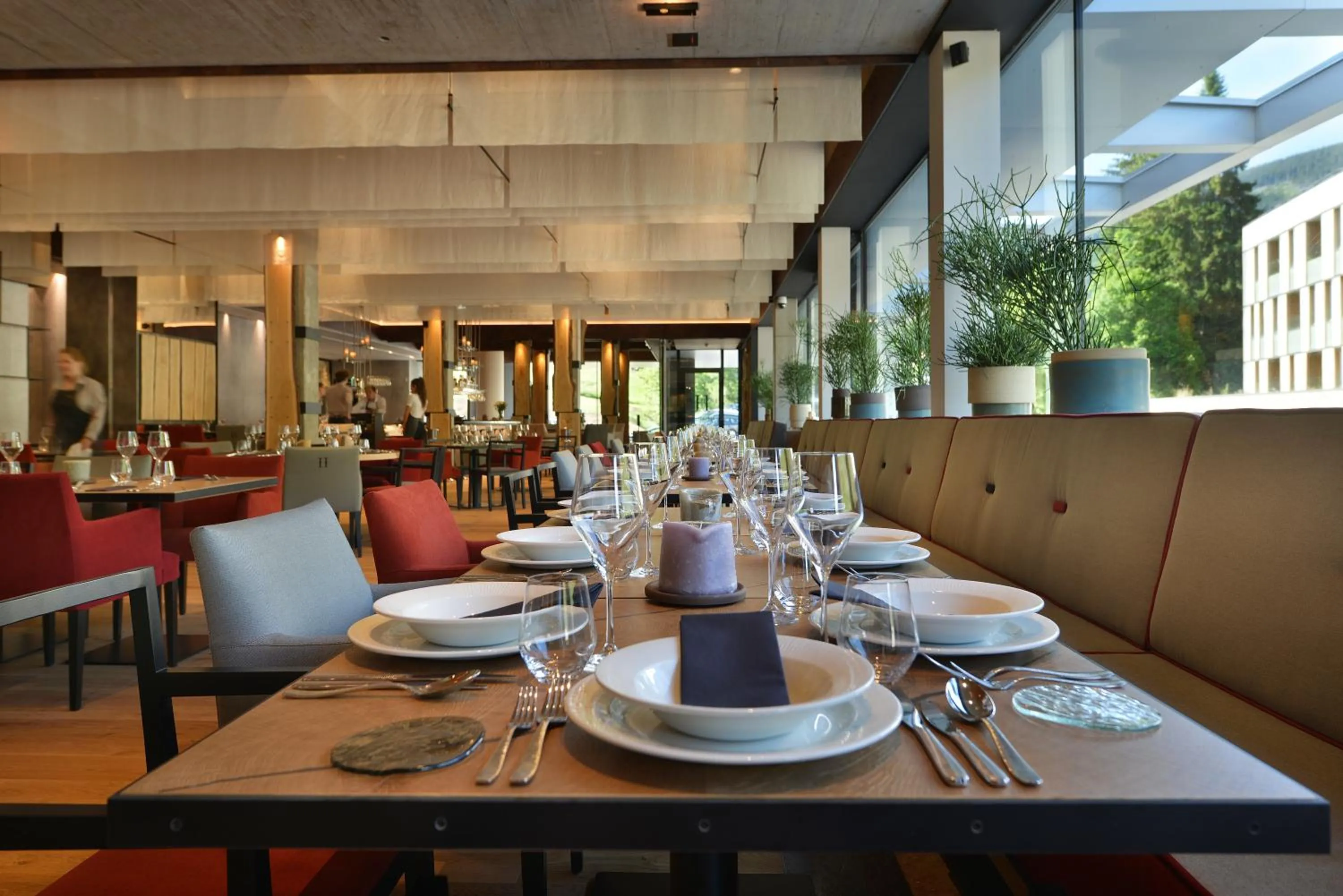 Restaurant/places to eat in Grand Hotel Hradec