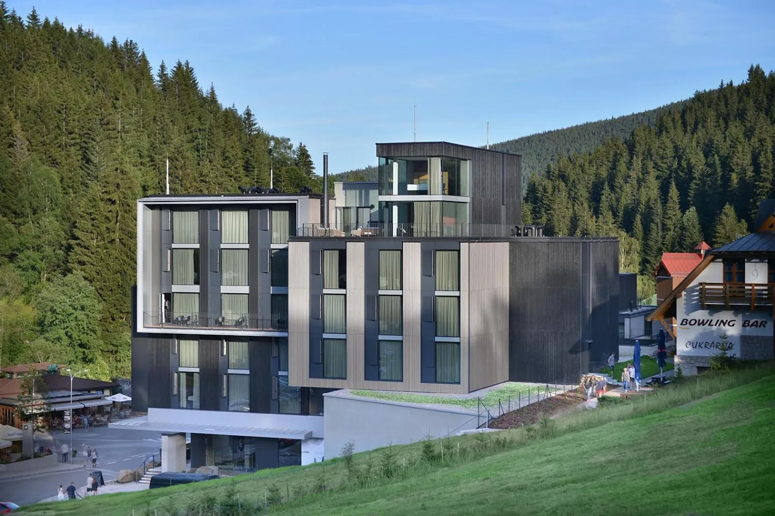 Bird's eye view in Grand Hotel Hradec