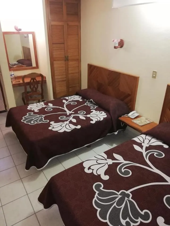 Bed in Hotel Citlalli Xalapa