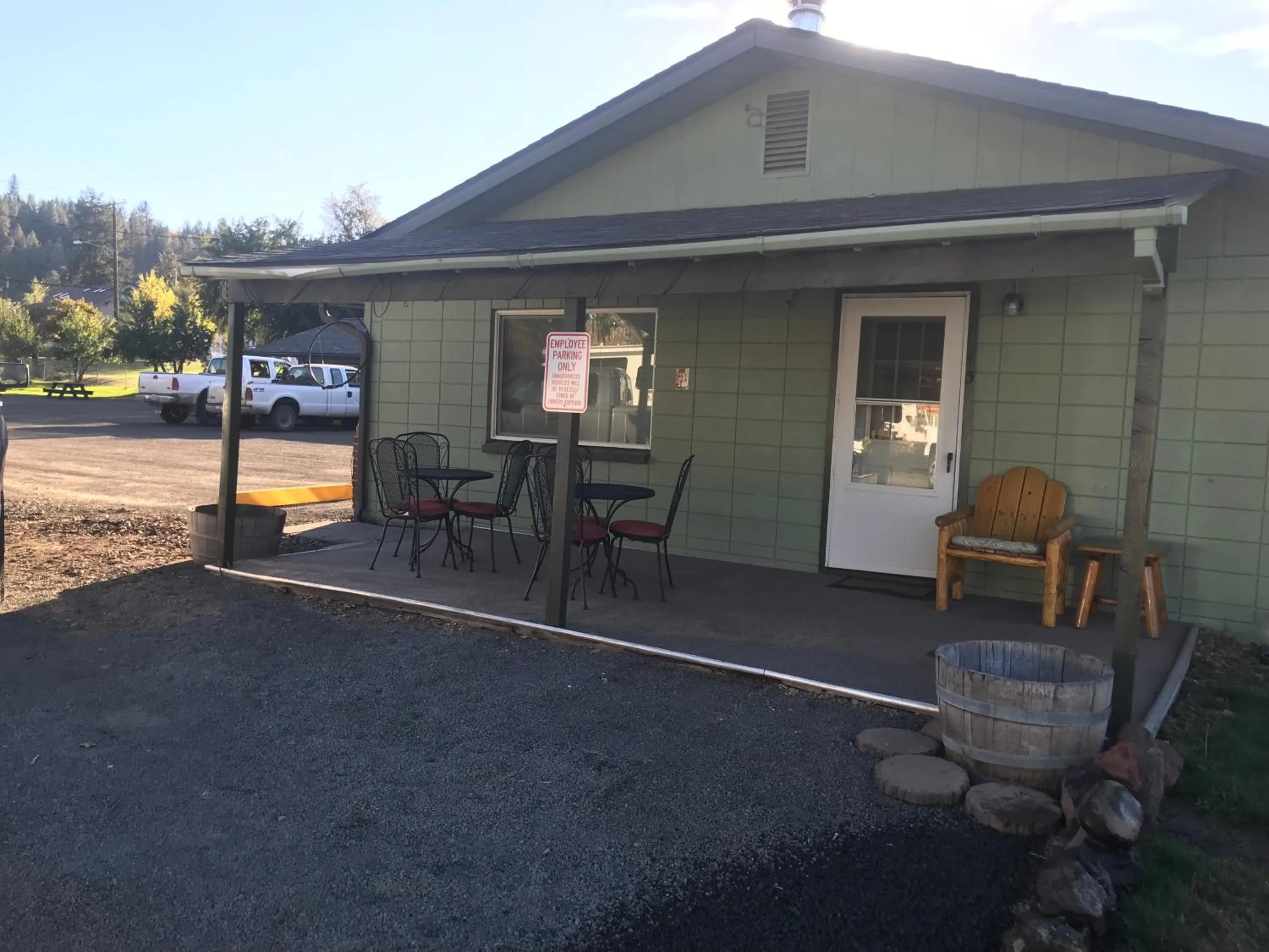 Patio in Mingo Motel