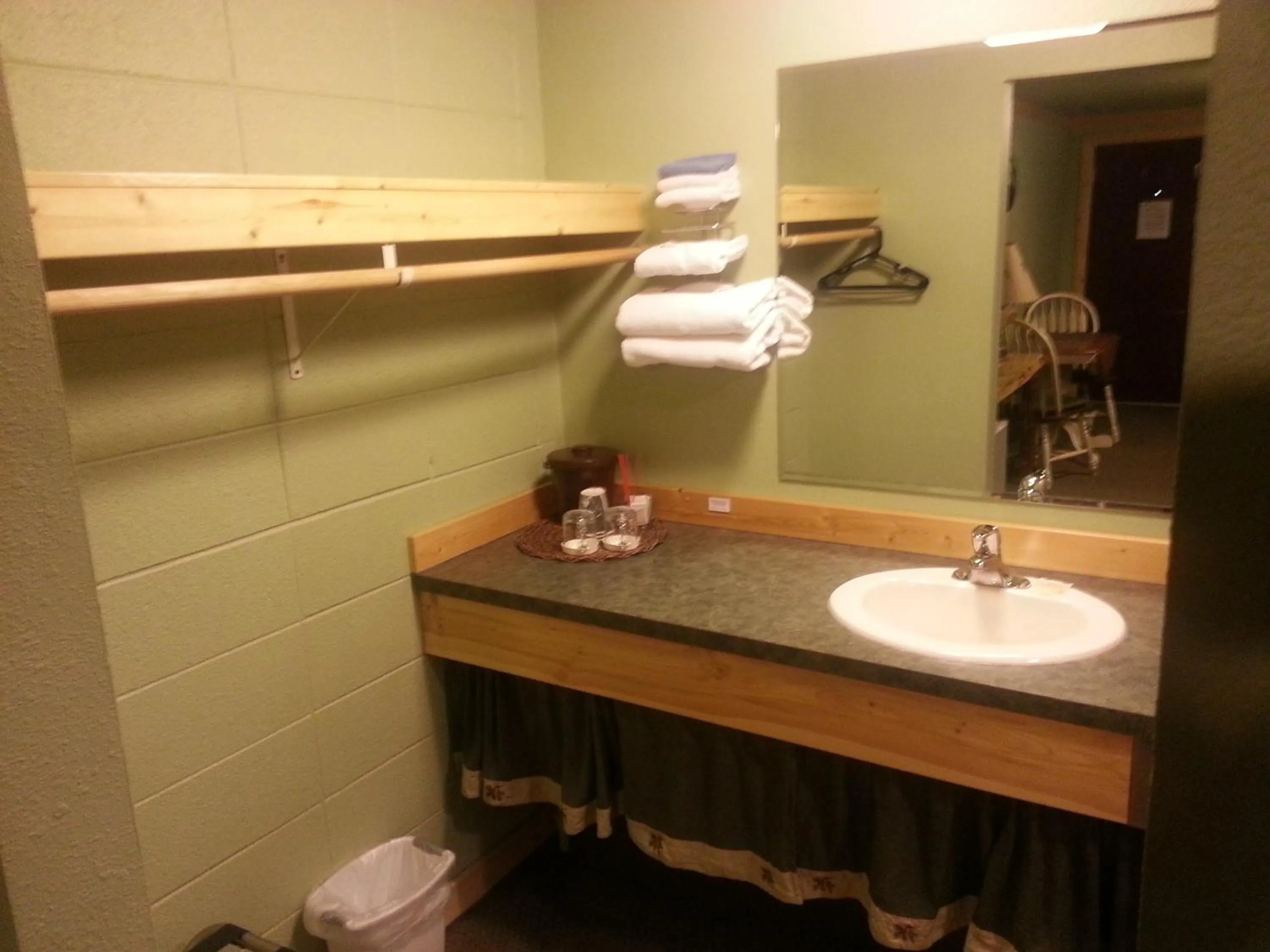 Bathroom in Mingo Motel